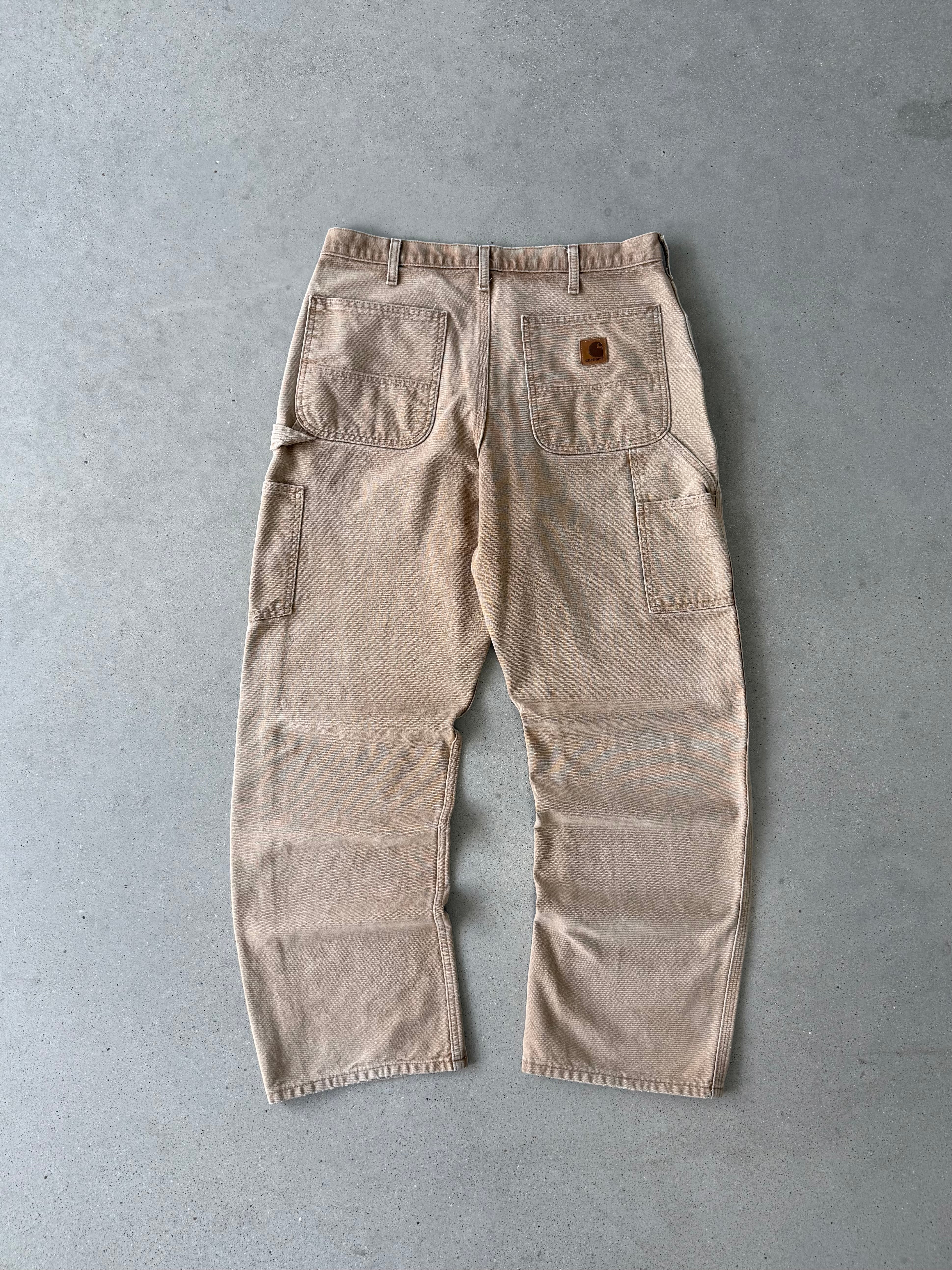 Vintage Carhartt Tan Carpenter Pants - 33x31