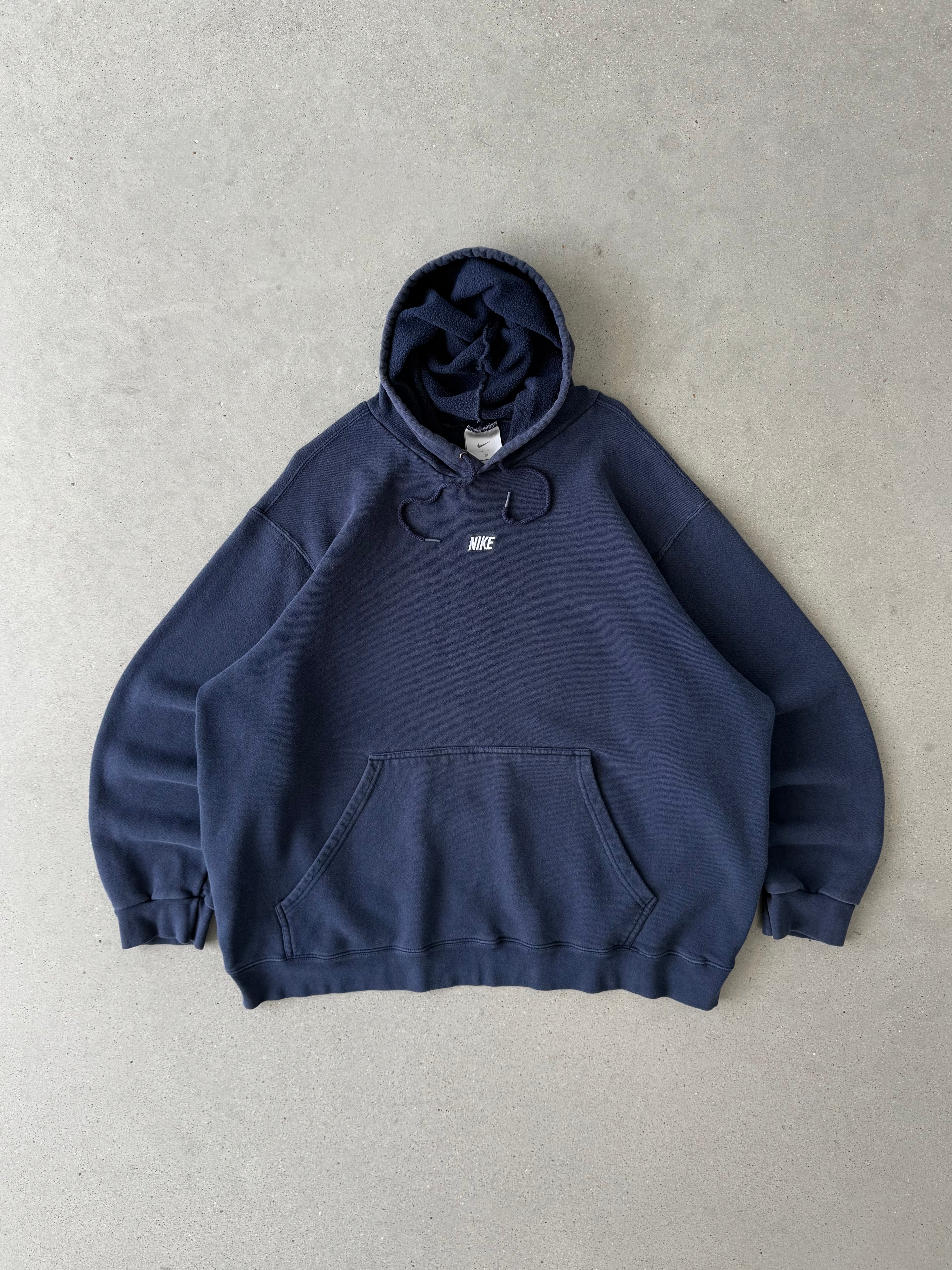 Vintage Nike Center Spell-out Hoodie - XL