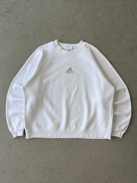 Vintage Adidas Center Logo Boxy Sweatshirt - XL