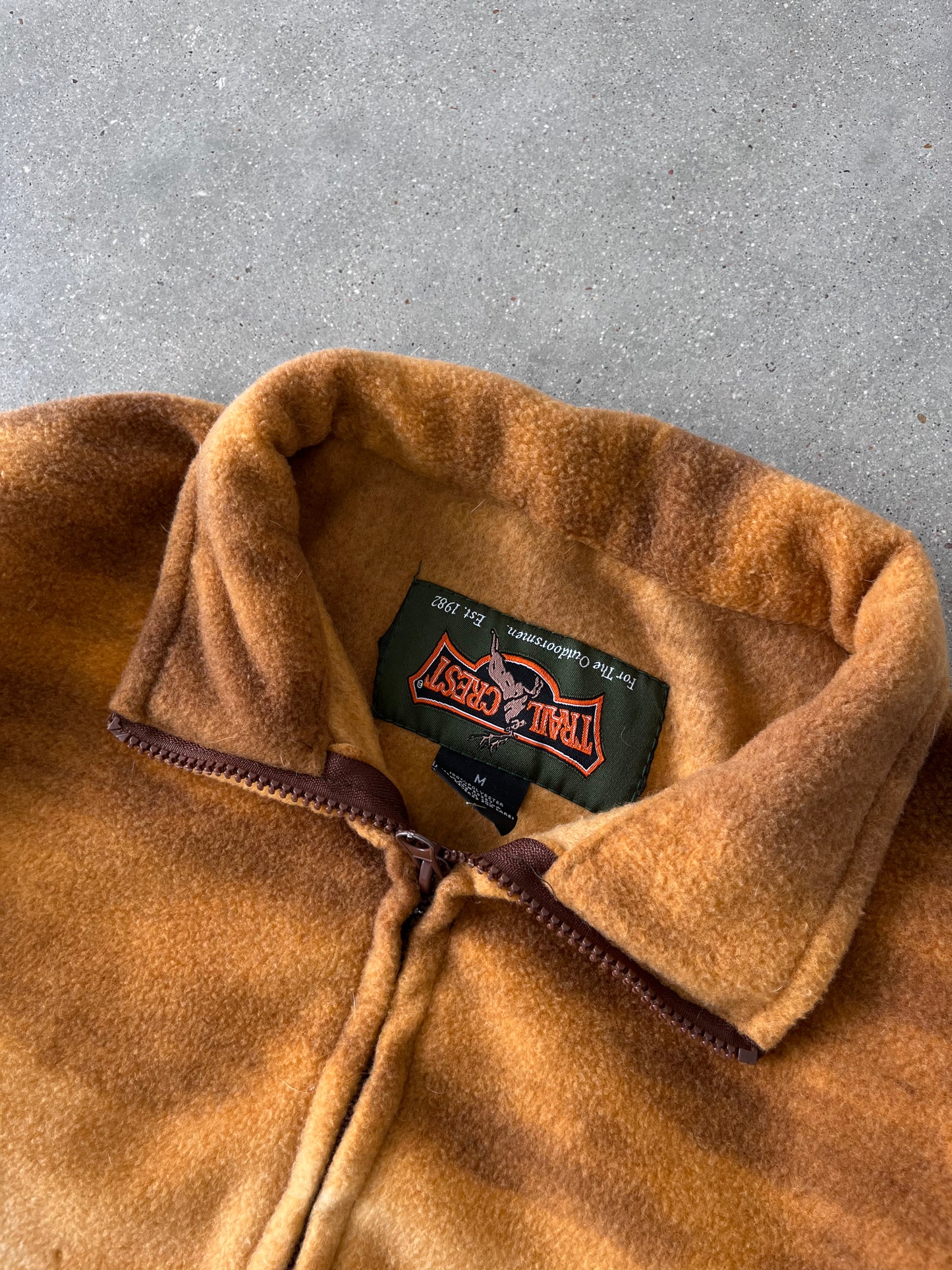 Vintage 90s Horse Fleece Jacket - M