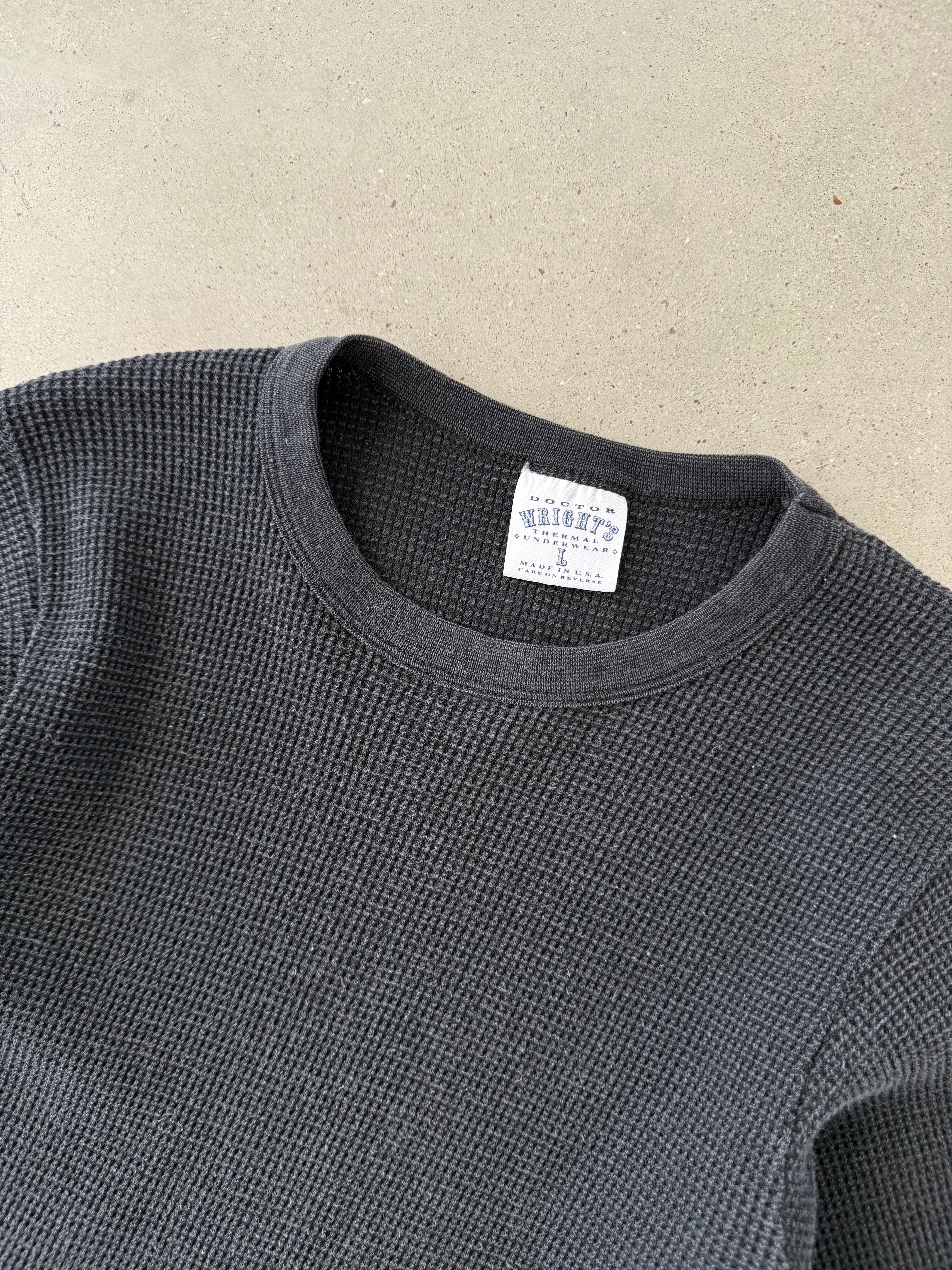 Vintage Black Thermal - L