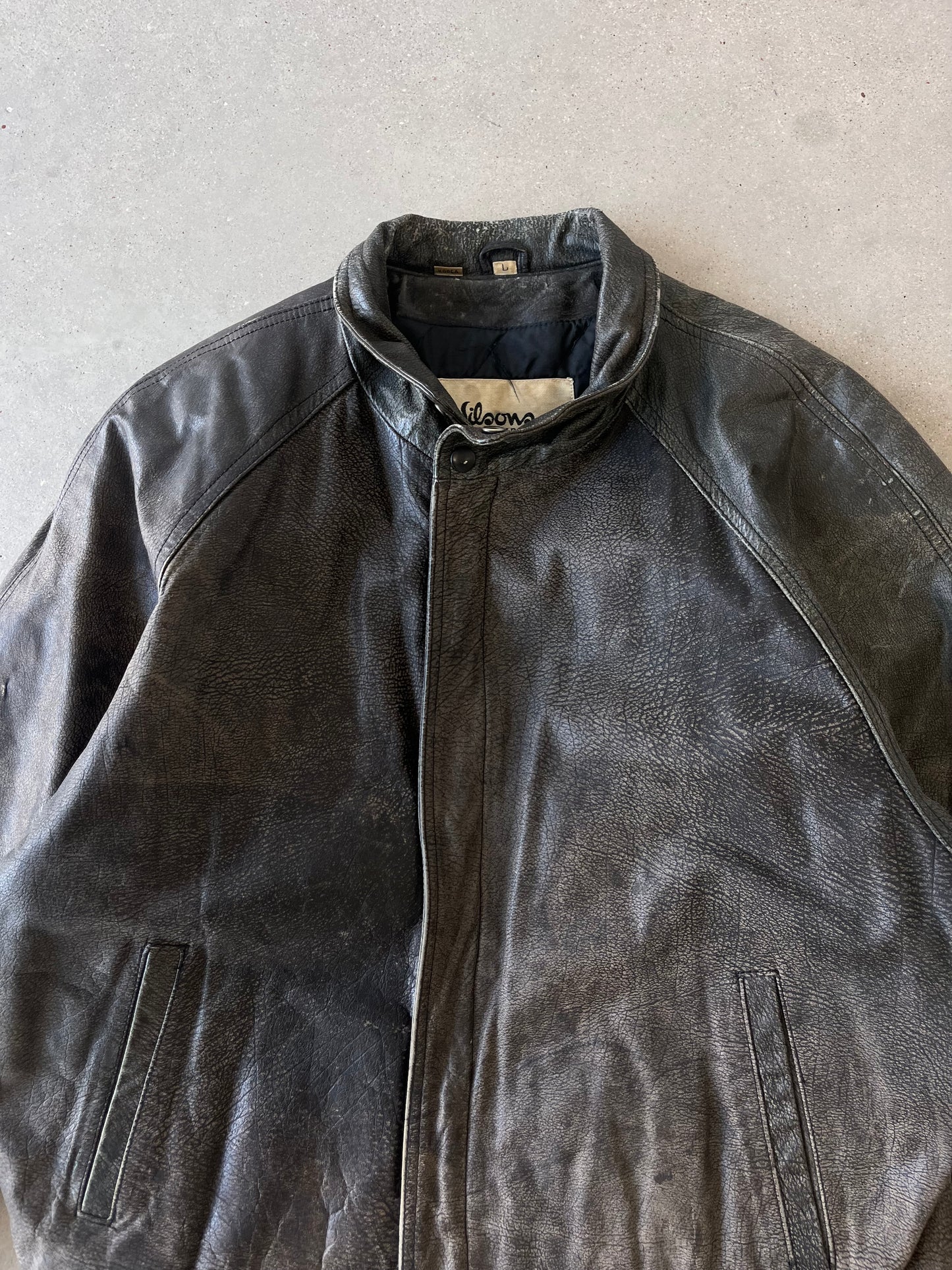 Vintage Wilsons Suede & Leather Jacket - L