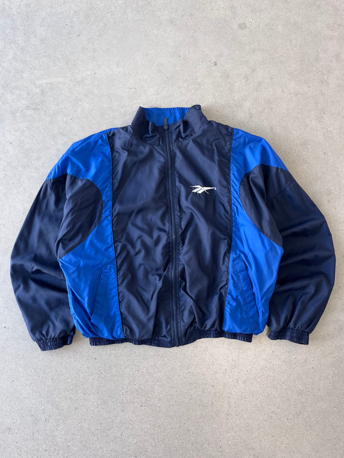 Vintage 90s Reebok Blue/Navy Windbreaker - XL