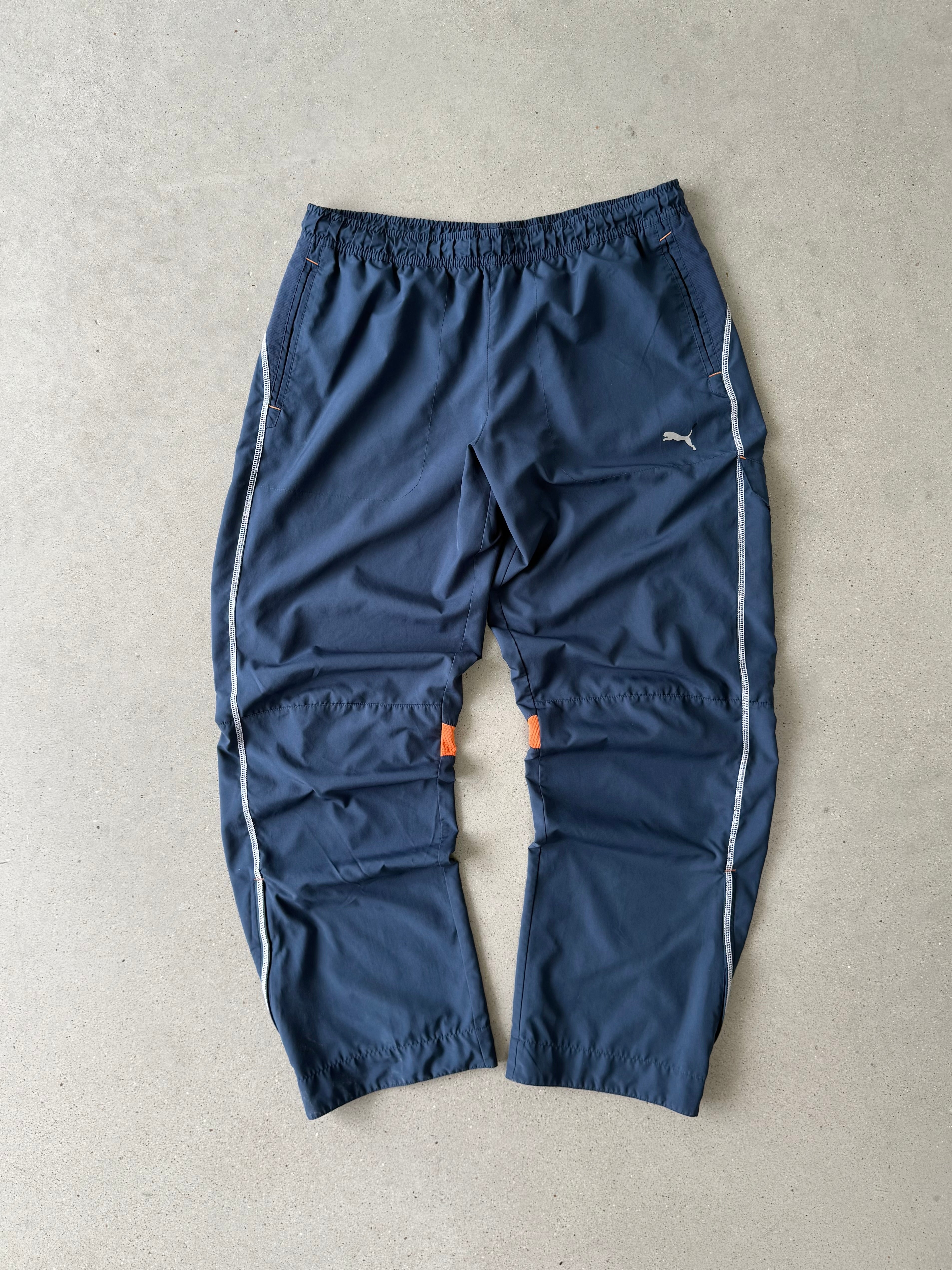 Vintage Puma Navy Track Pants - L