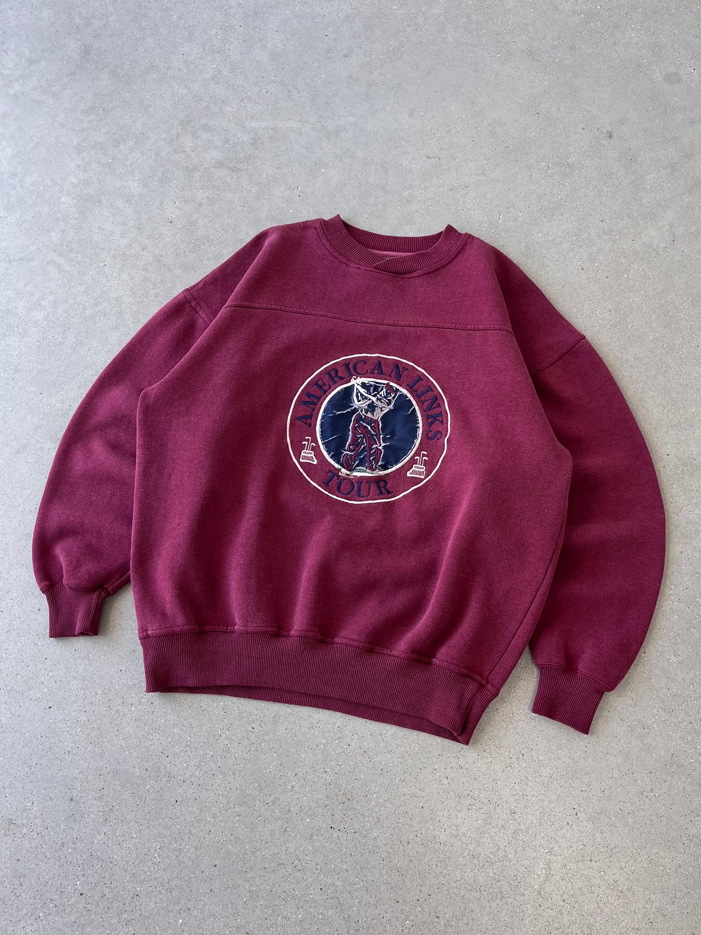 Vintage American Link Tour Golf Crewneck - L