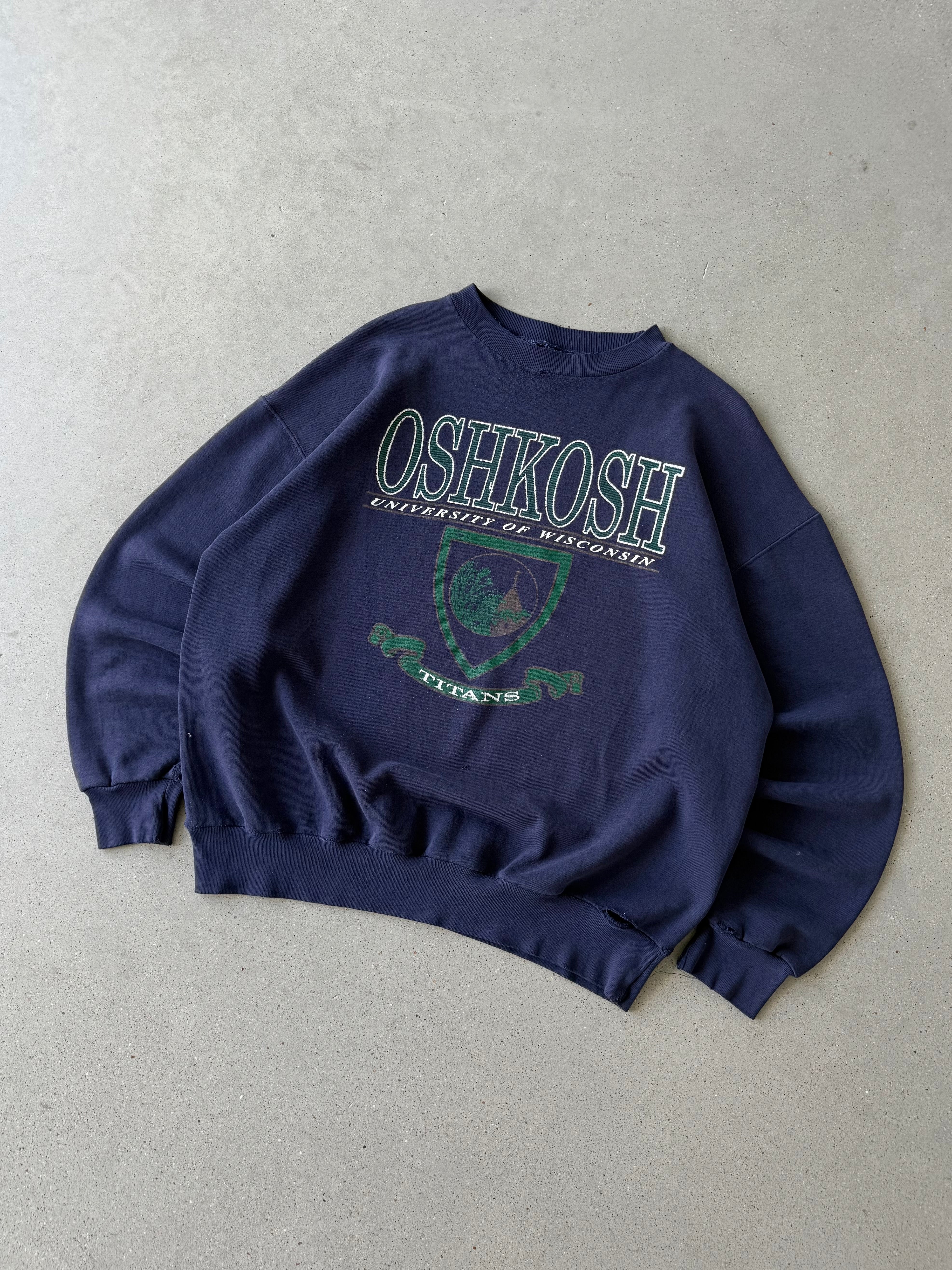Vintage Oshkosh University of Wisconsin Crewneck - XL