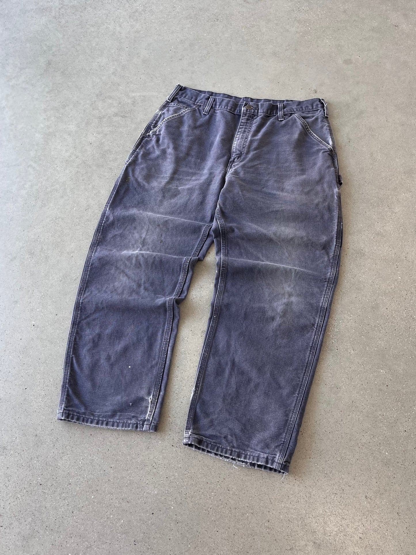 Vintage Carhartt Faded Navy Carpenter Pants - 36x30