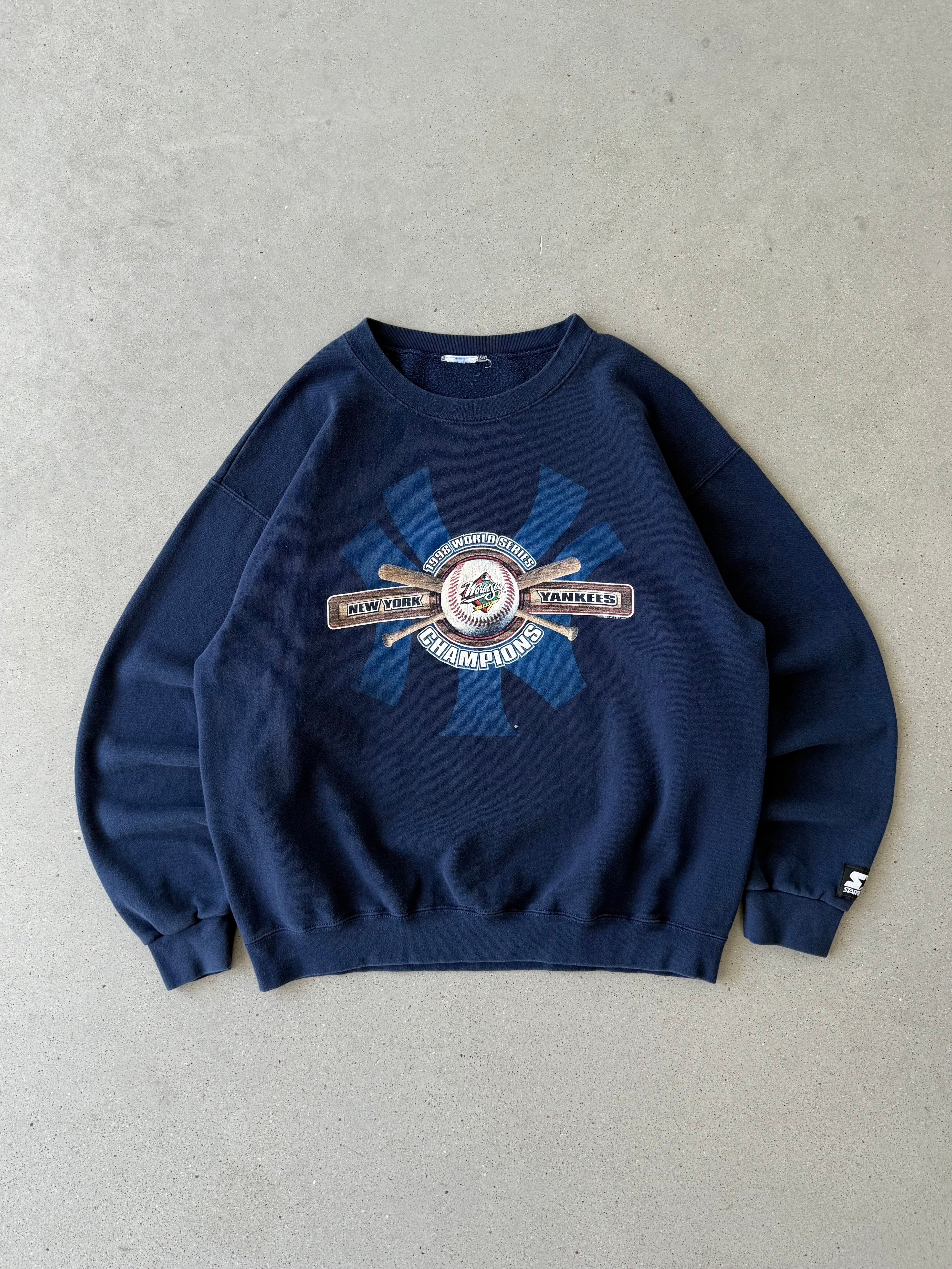 Vintage 1998 NY Yankees World Series Starter Crewneck - L