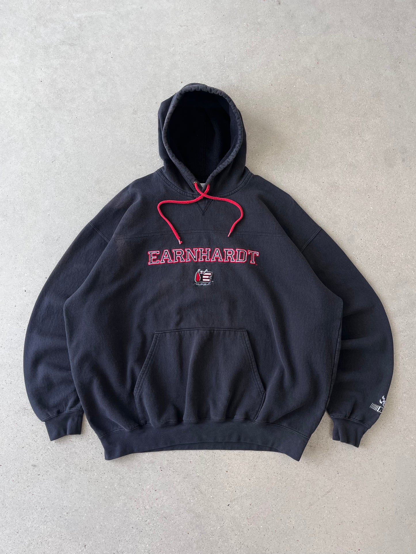 Vintage Earnhardt NASCAR Embroidered Hoodie - XL