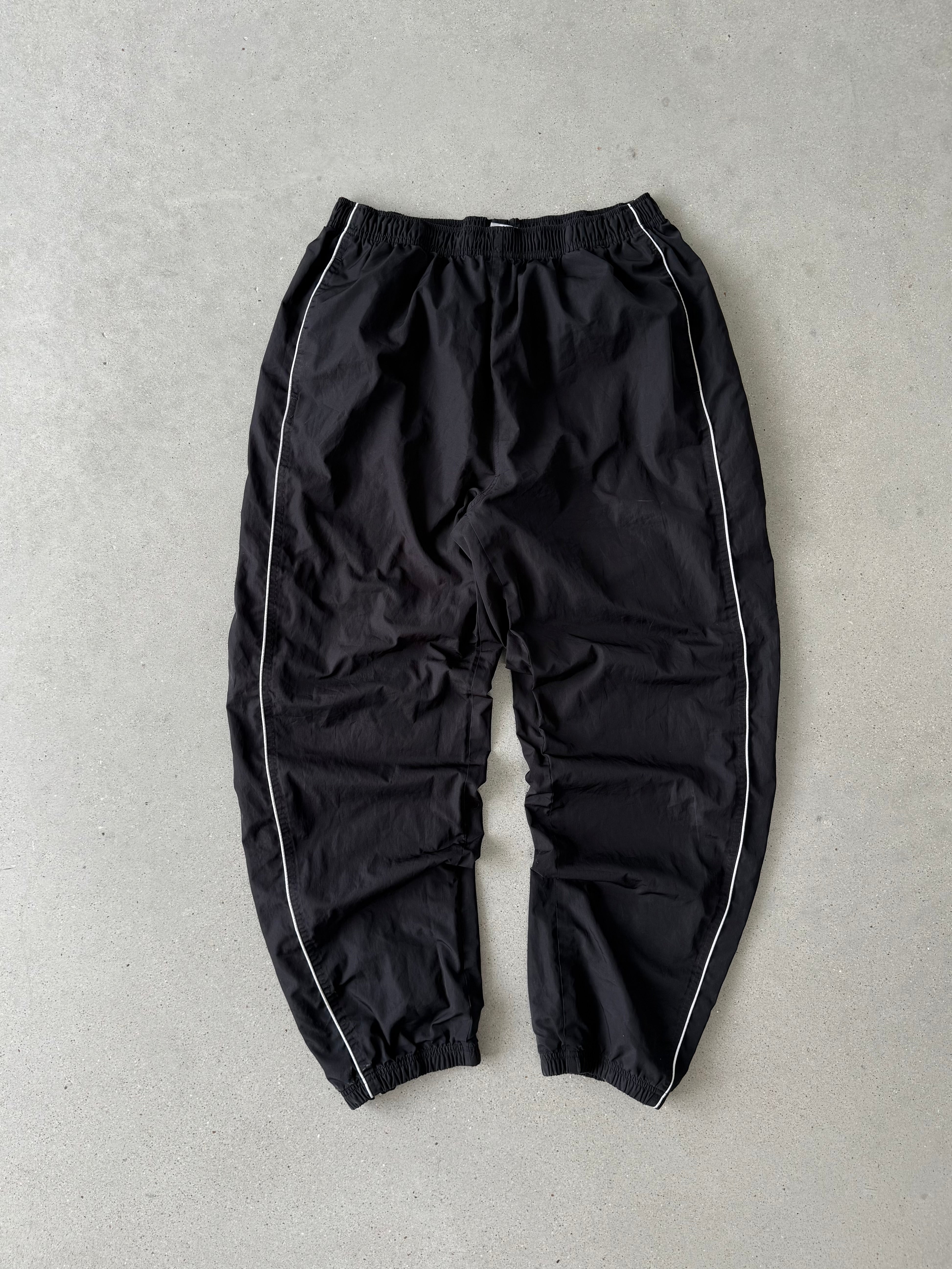 Vintage Reebok Black/White Track Pants - XL