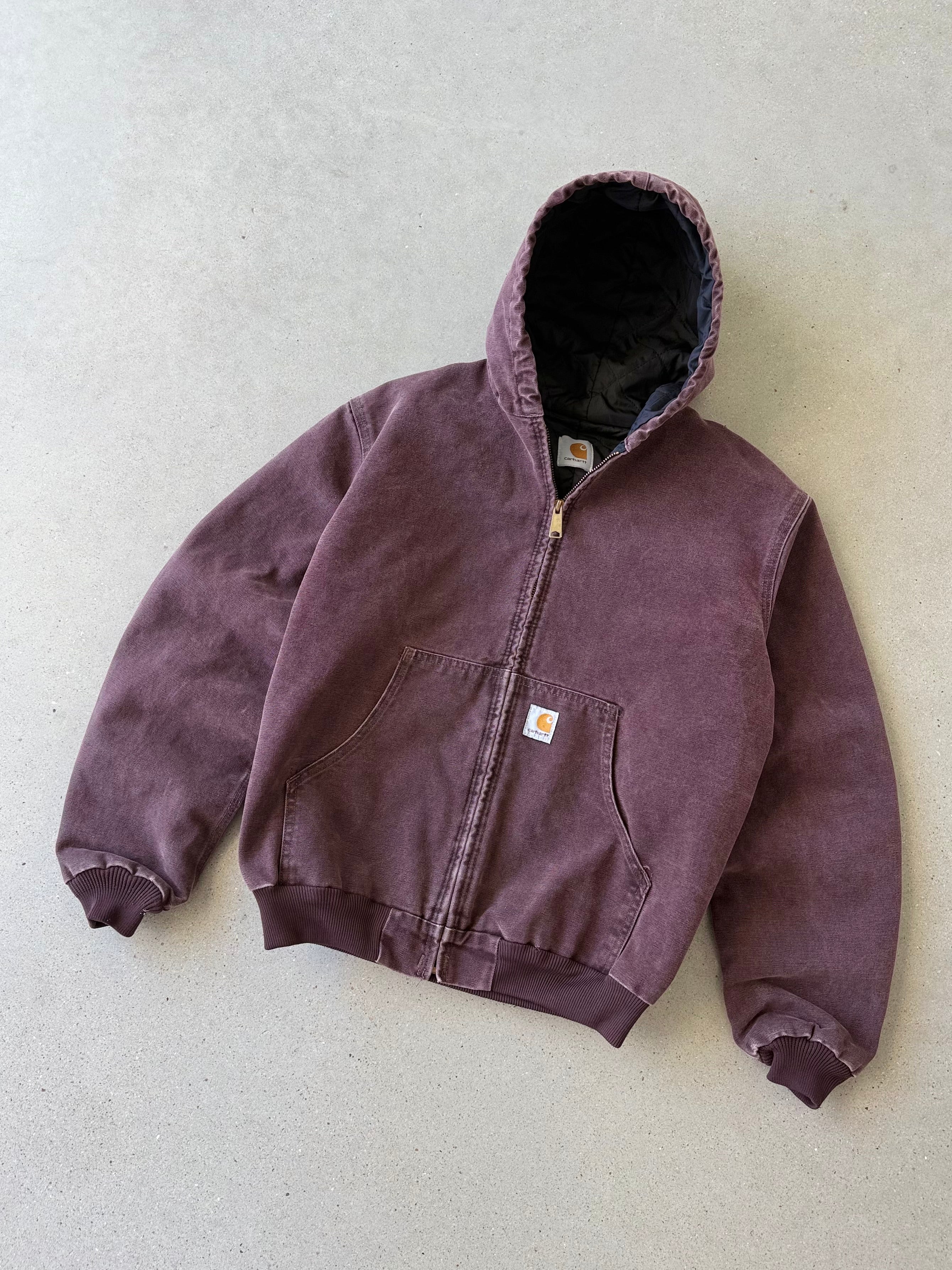 Vintage Carhartt Maroon Active Jacket - S