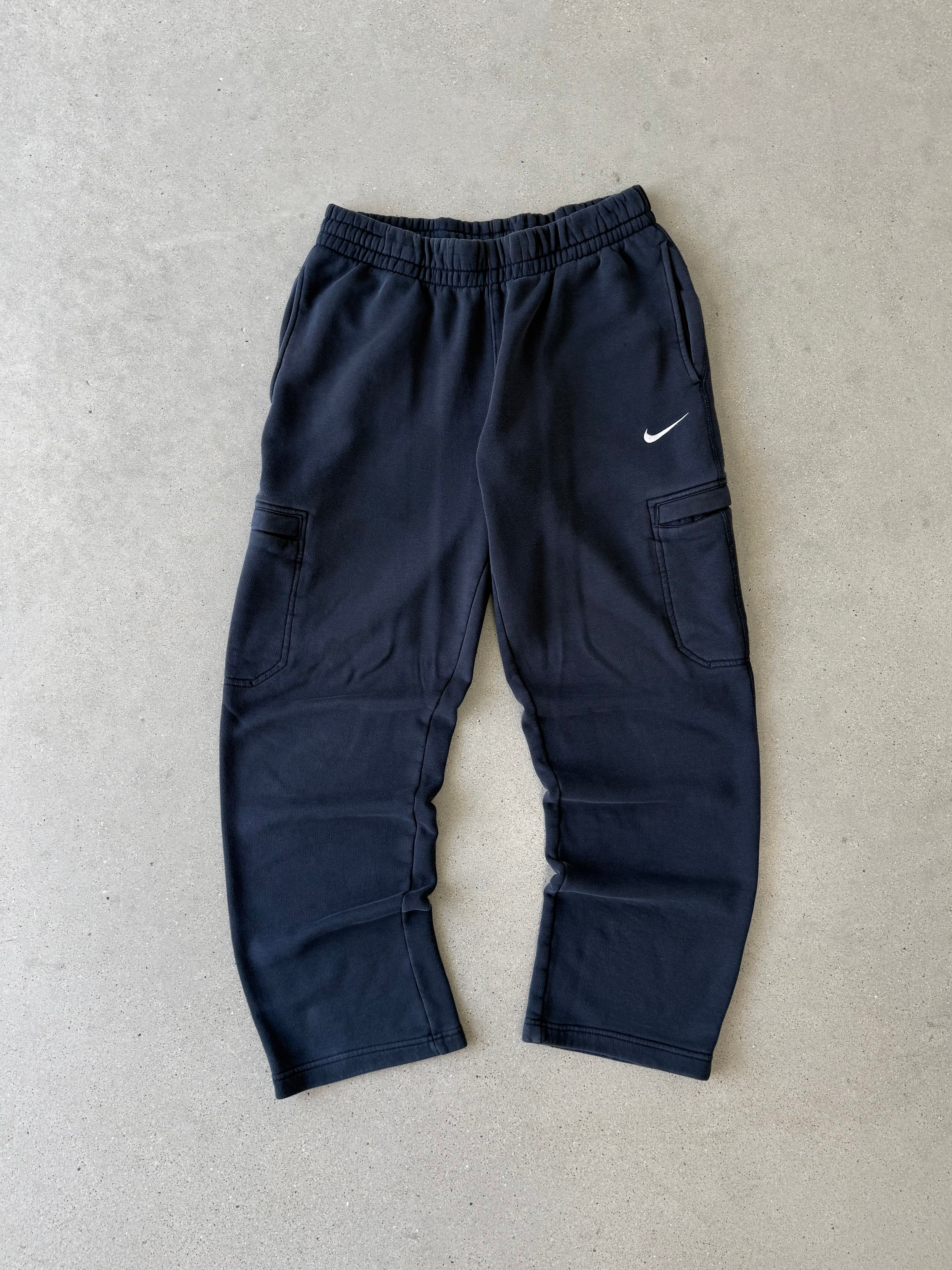 Vintage Nike Mini Swoosh Black Sweatpants - M