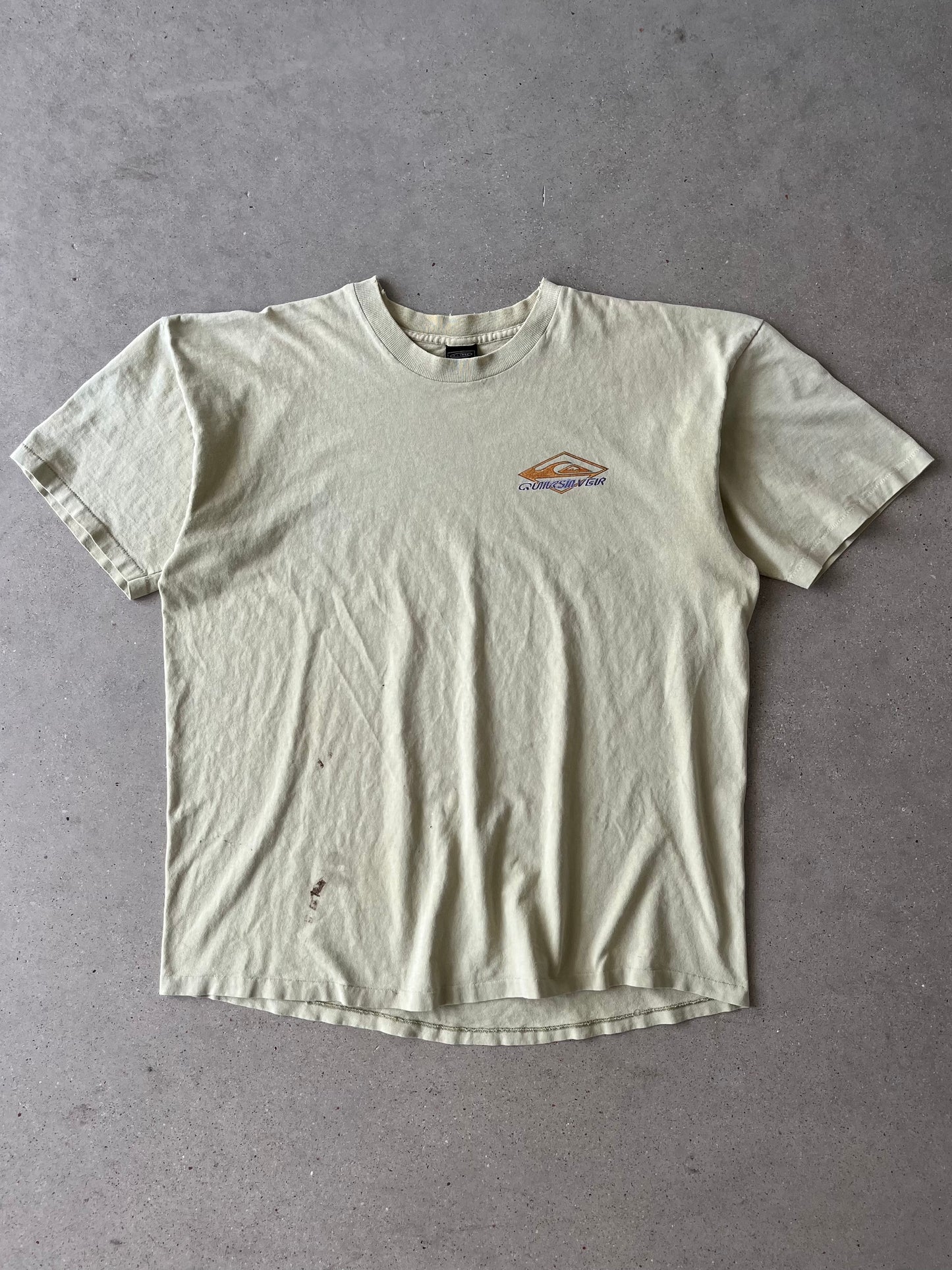 Vintage 90s Quicksilver Lime Green Tee - XL