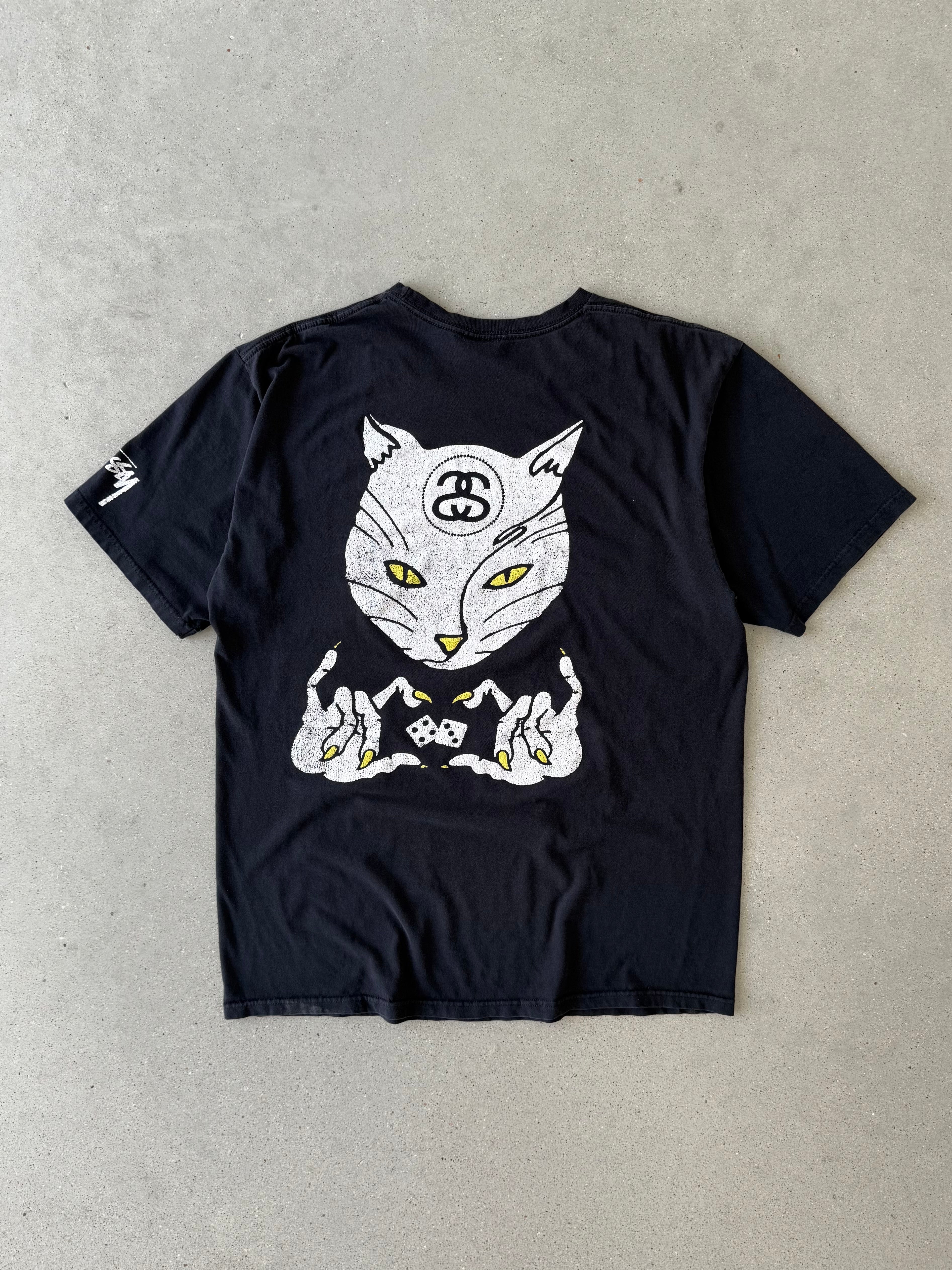 Vintage Stüssy Cat Tee - L