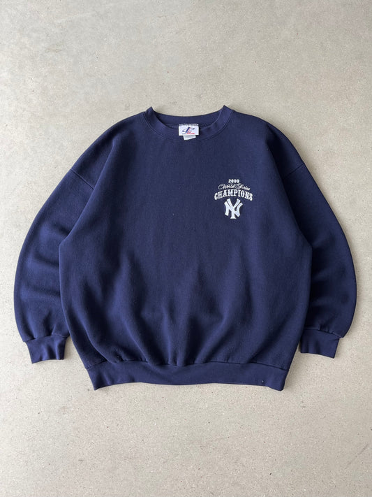 Vintage 2000 NY Yankees World Series Champions Crewneck - XXL