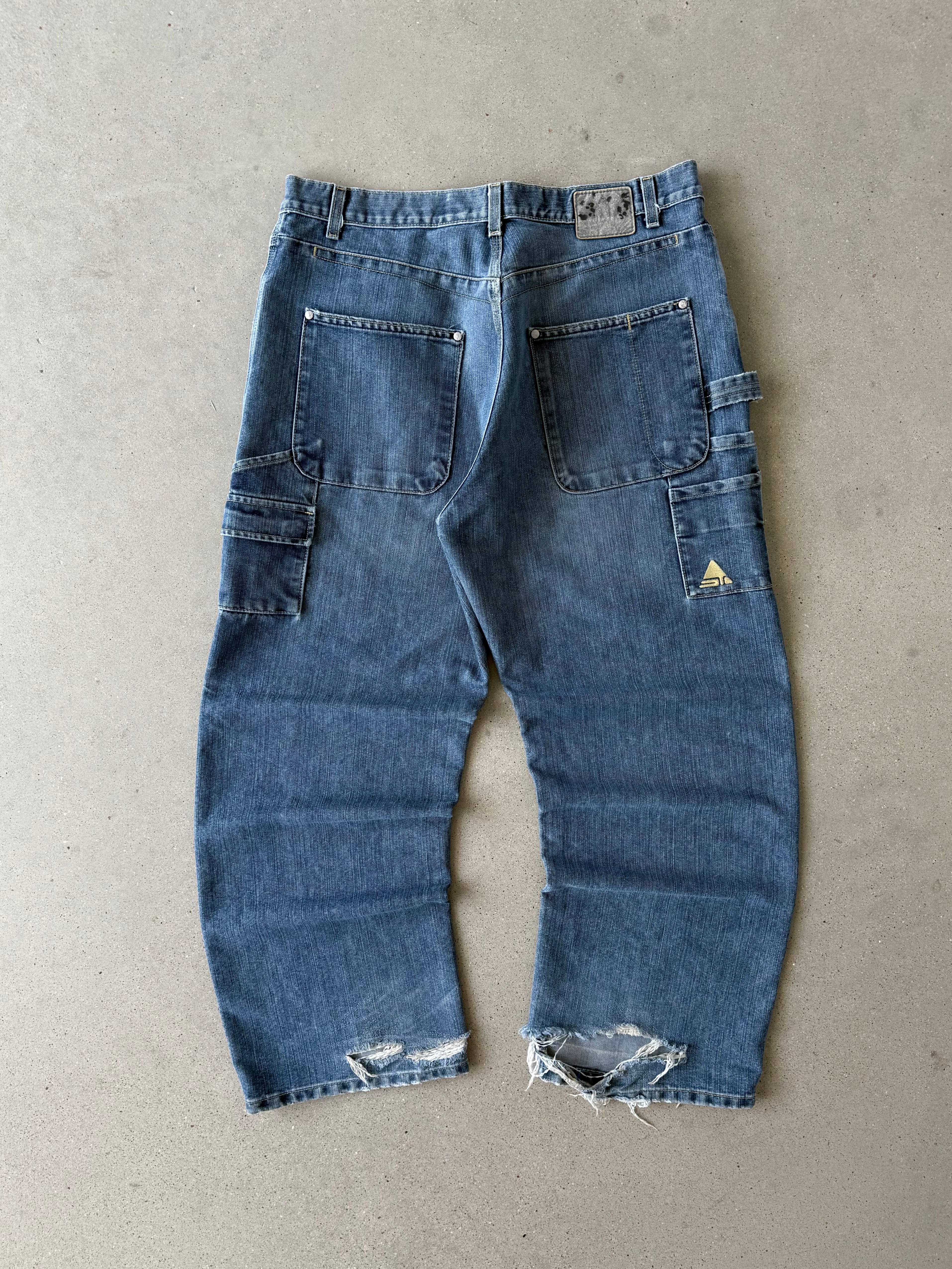 Vintage Silvertab Oversized Carpenter Denim Pants - 36x32