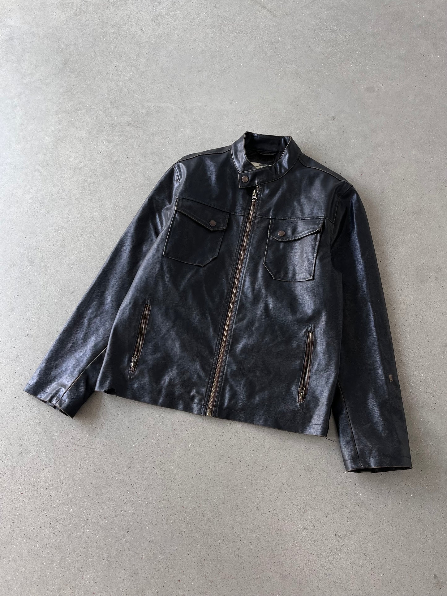 Vintage American Rag Leather Jacket  - XL