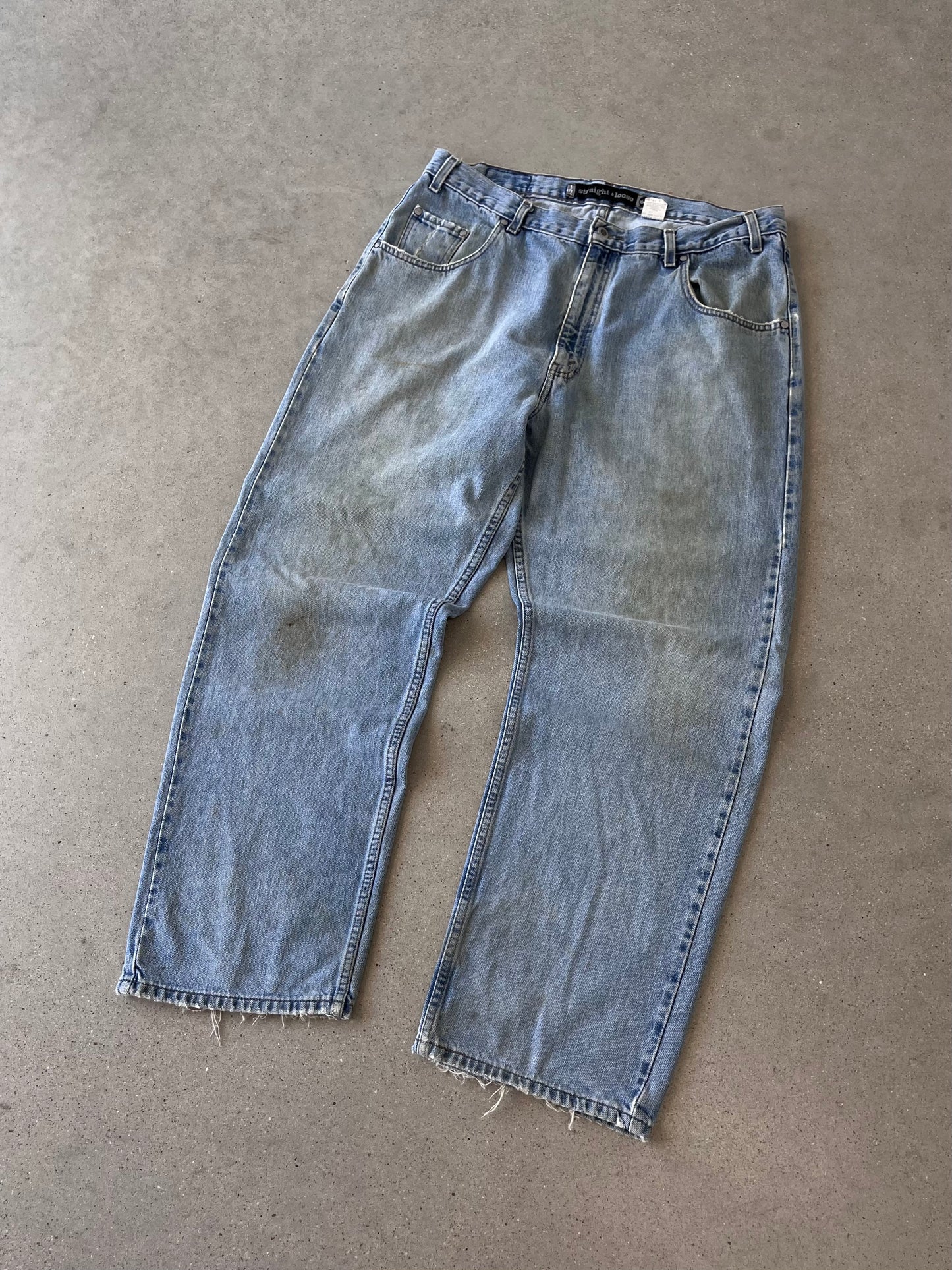 Vintage Levi's Silvertab Straight + Loose Denim - 38x32