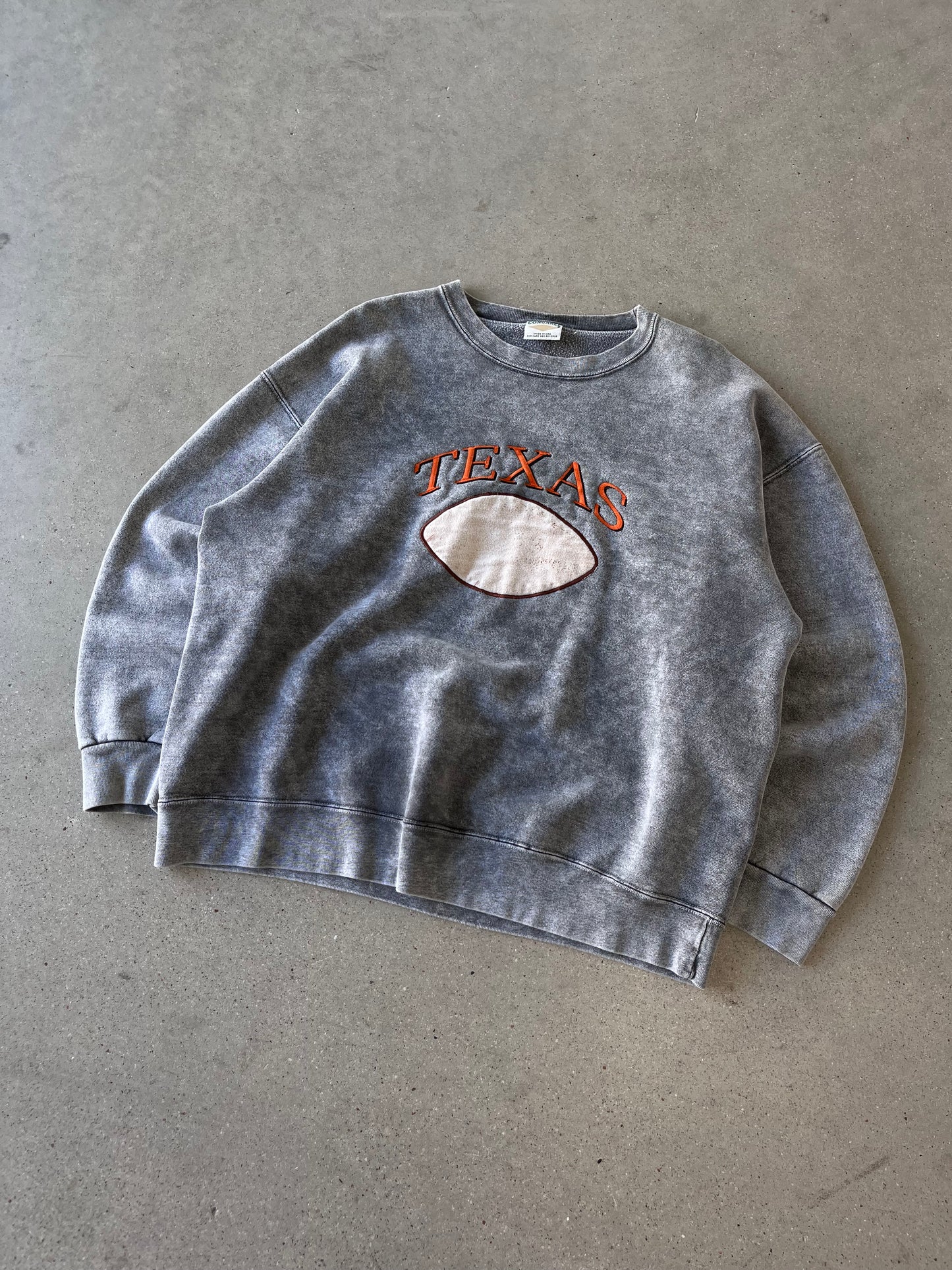 Vintage UT Texas Stoned-washed Sweatshirt - XL