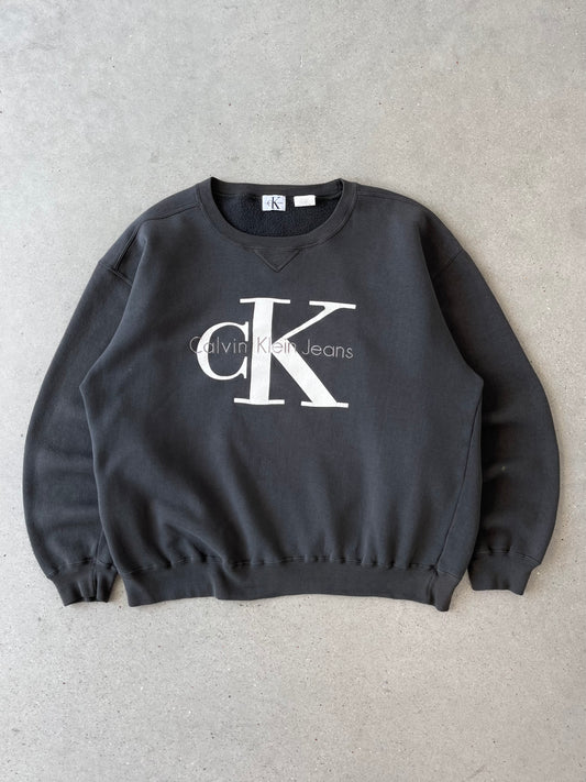 Vintage Calvin Klein Jeans Olive Crewneck - L