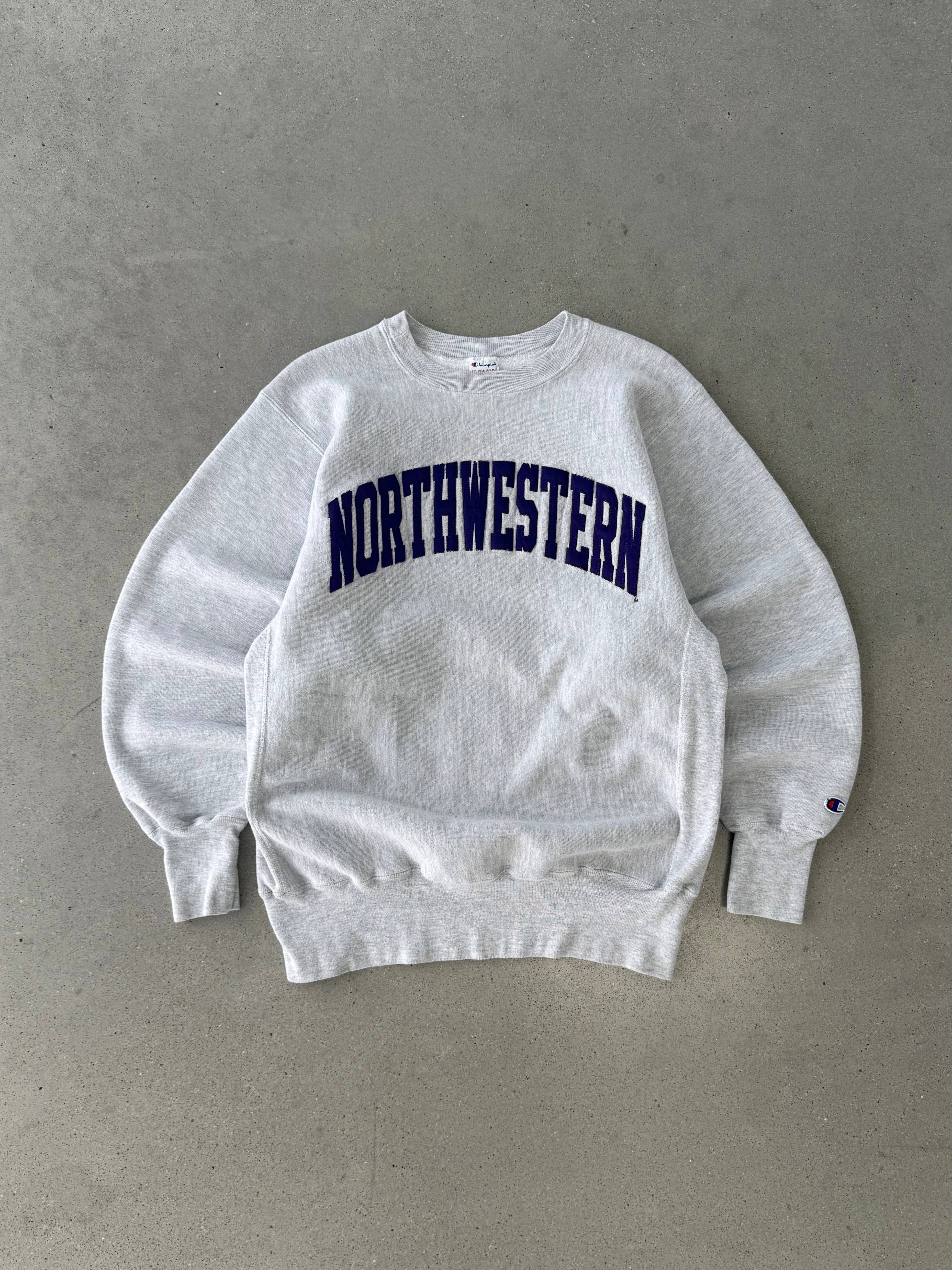 Vintage 1990s Northwestern Champion Reverse Weave - XL