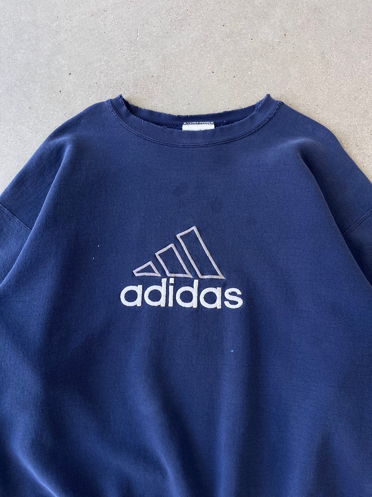 Vintage Adidas Distressed Crewneck - XL