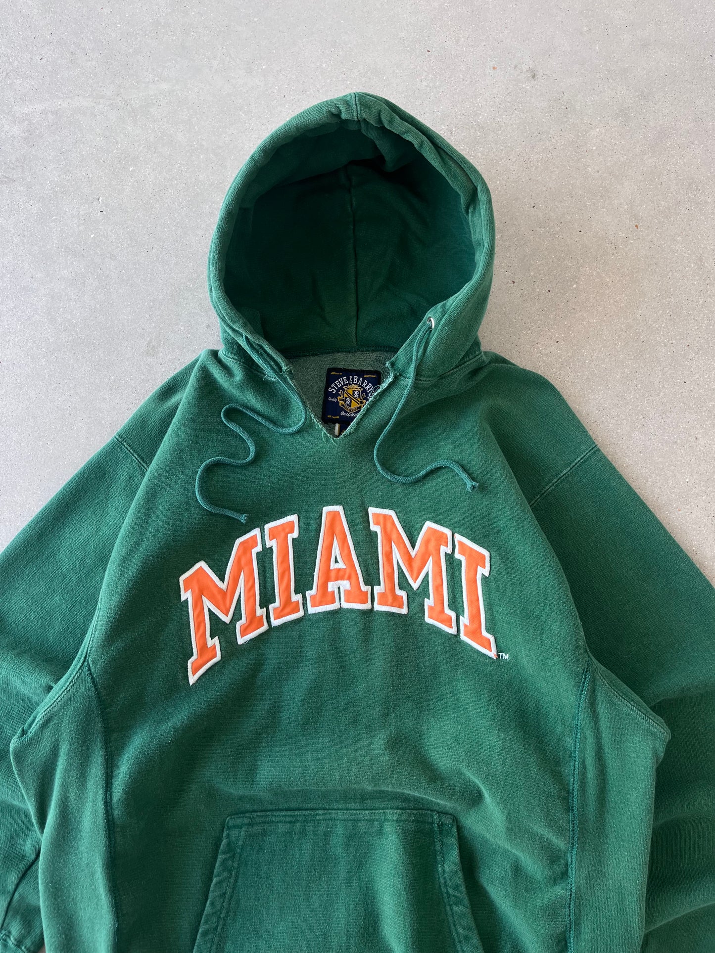 Vintage Miami Steve & Barry's Hoodie - L