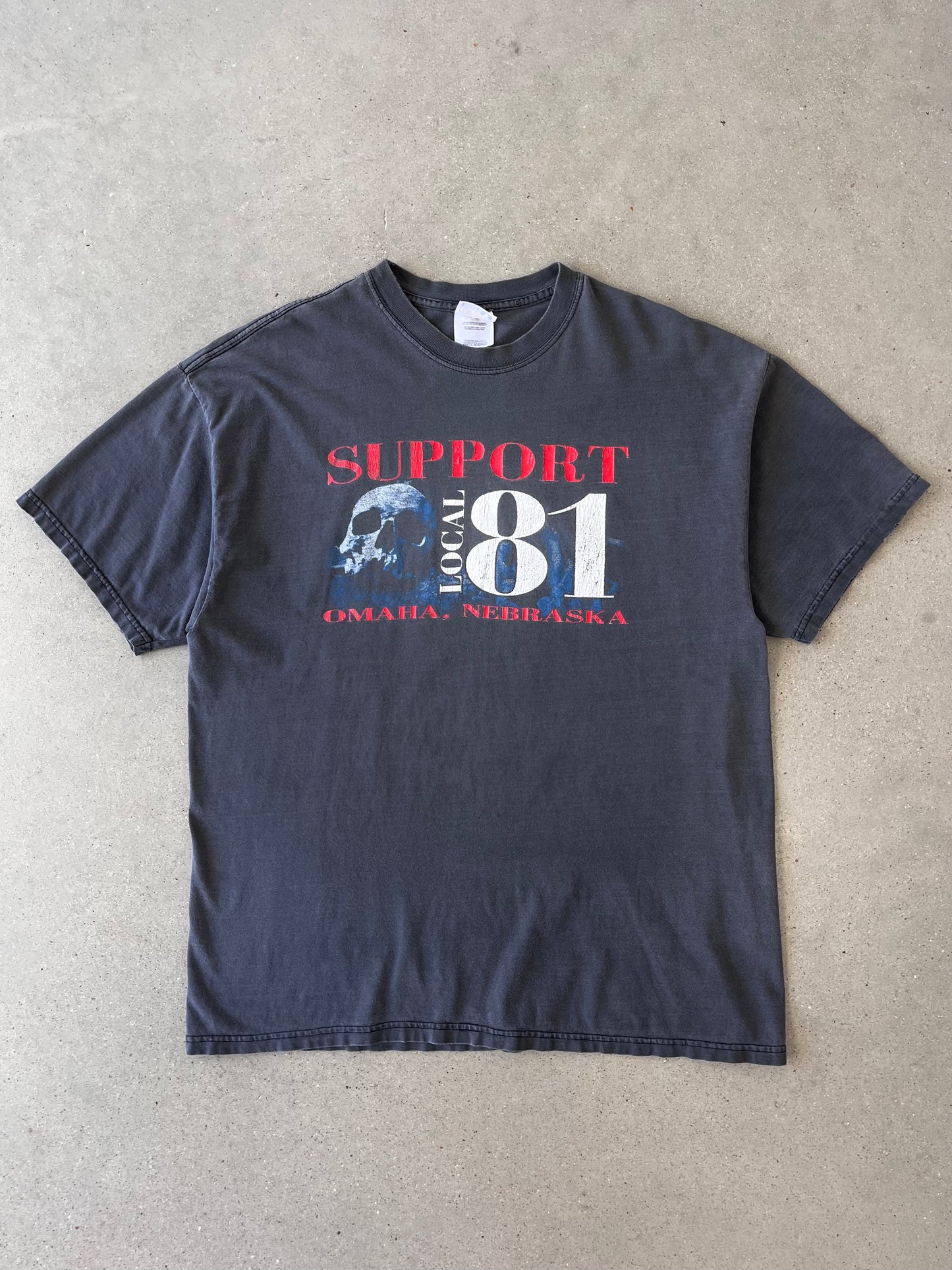 Vintage Support Local 81 Tee - XL