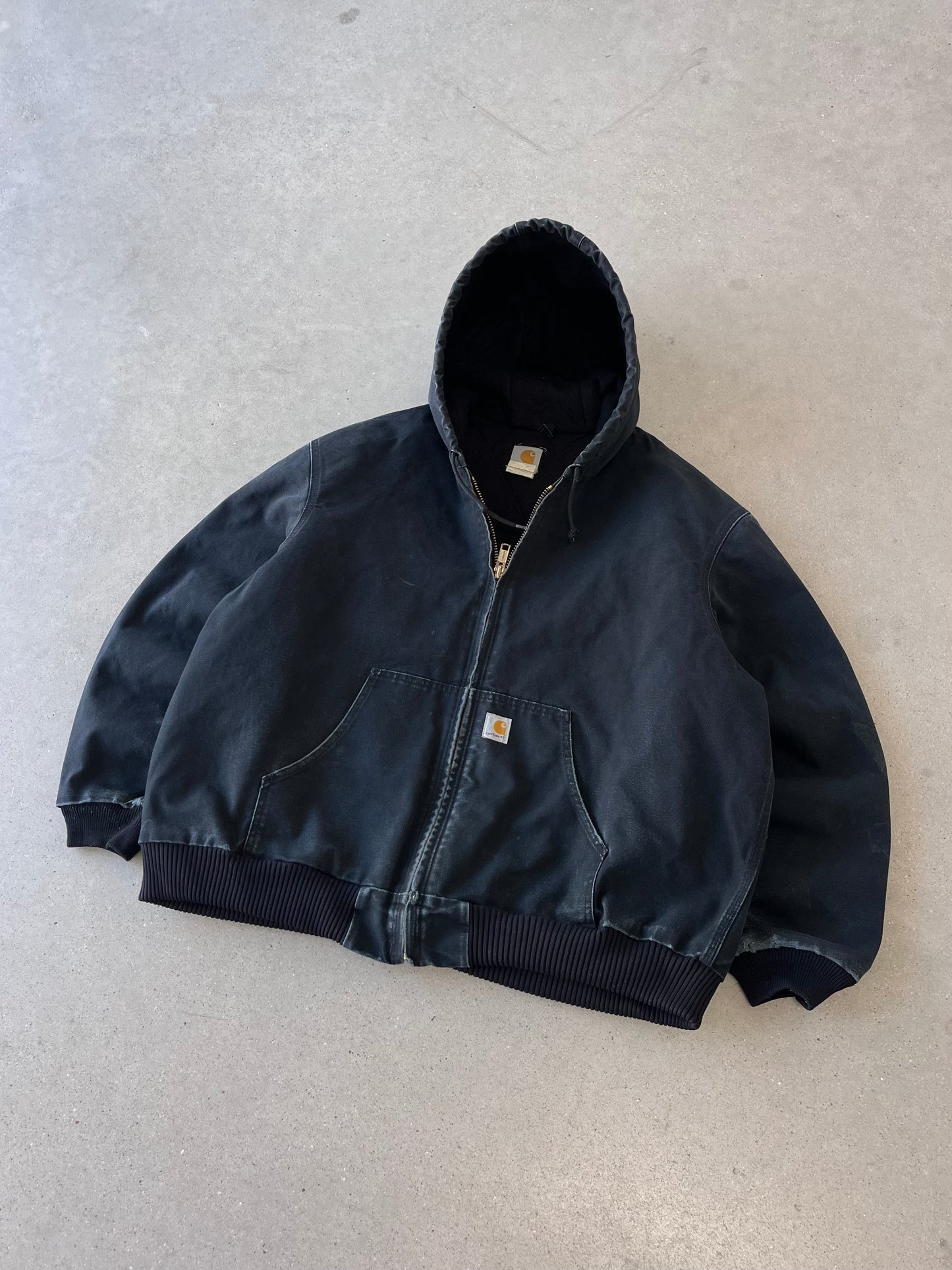 Vintage Carhartt Black Active Jacket - XXL