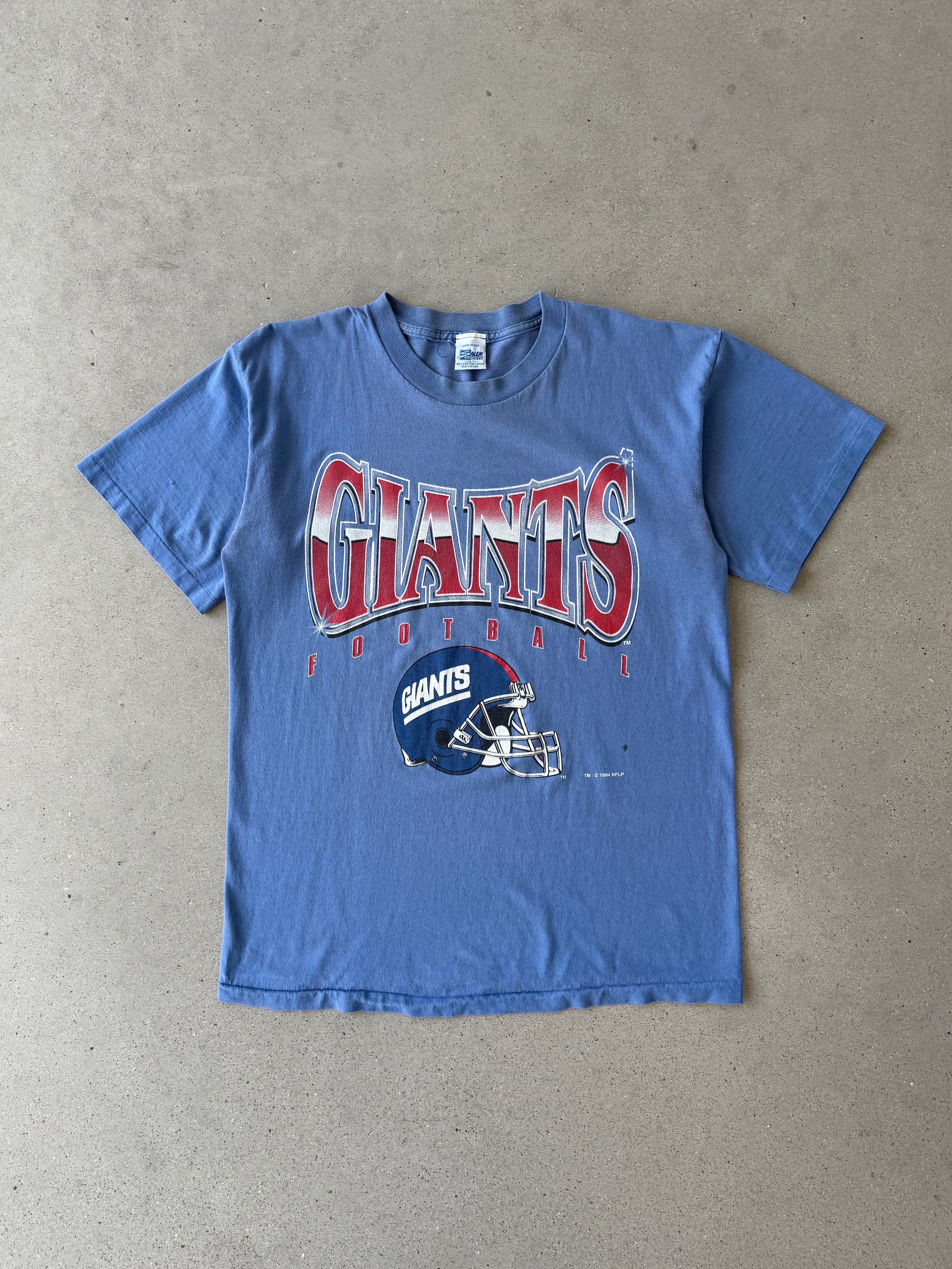 Vintage 1994 NY Giants NFL Baby Blue Tee - L