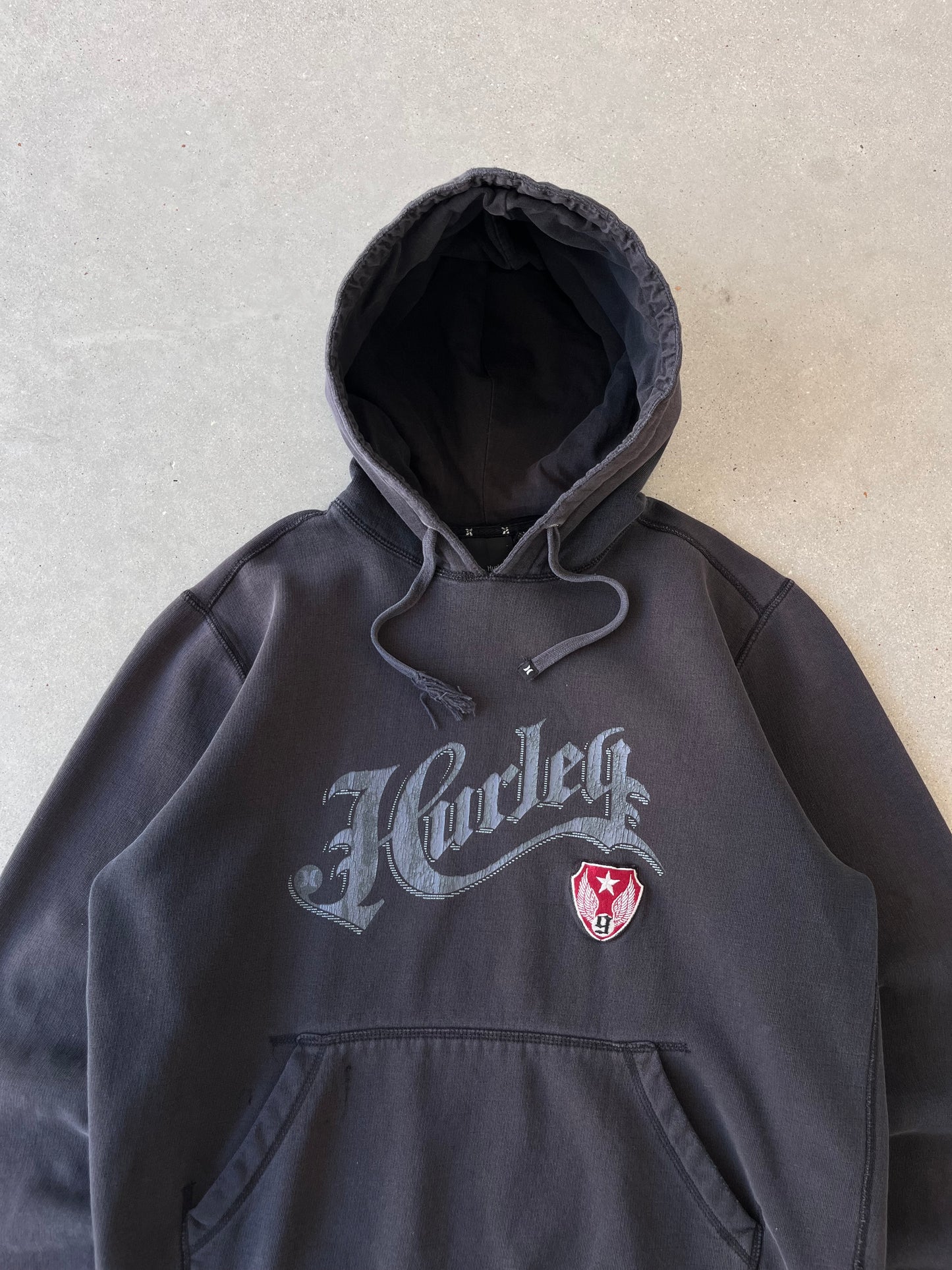 Vintage Y2K Hurley Hoodie - L