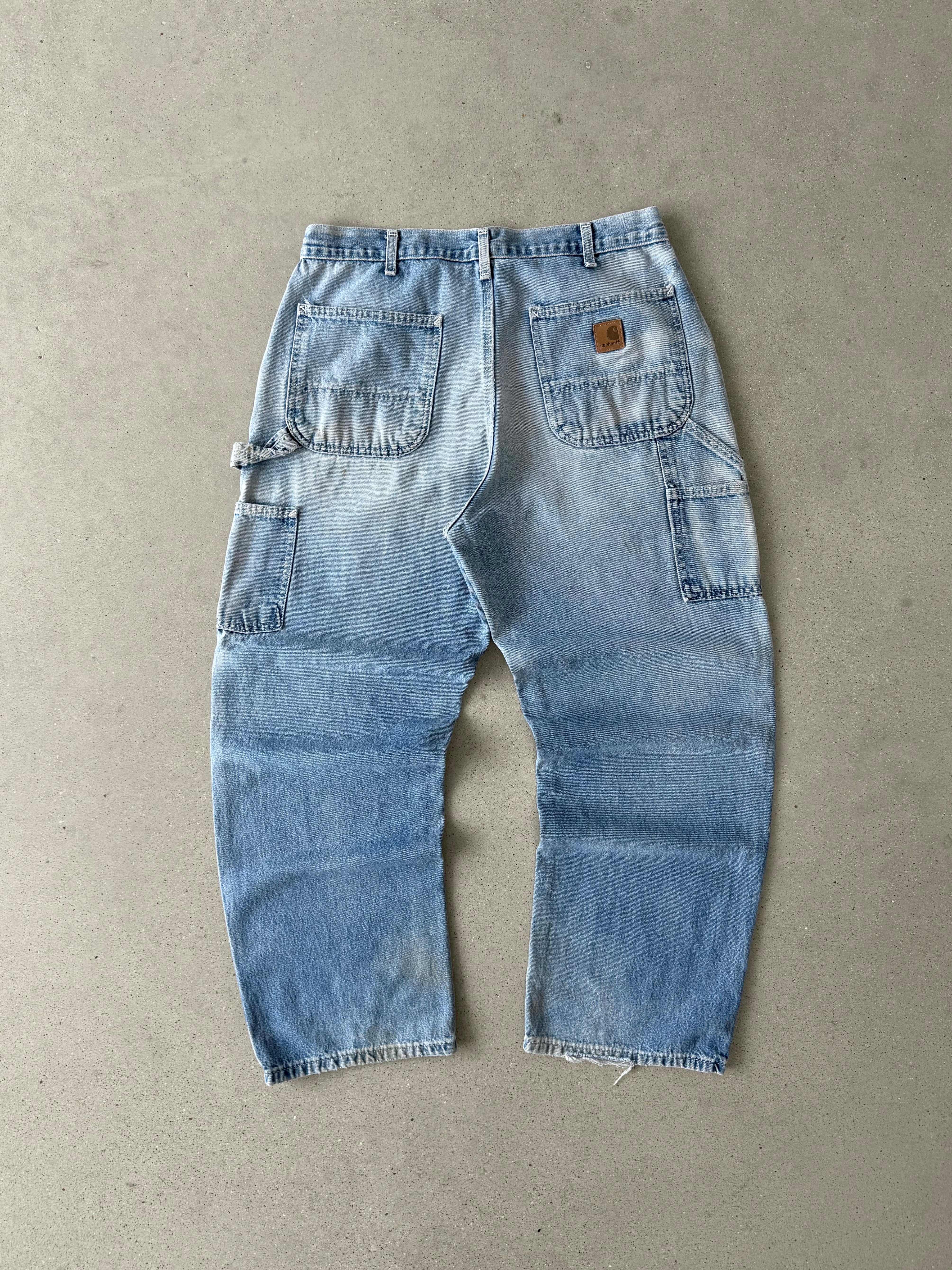 Vintage Carhartt Denim Carpenter Pants - 33x29
