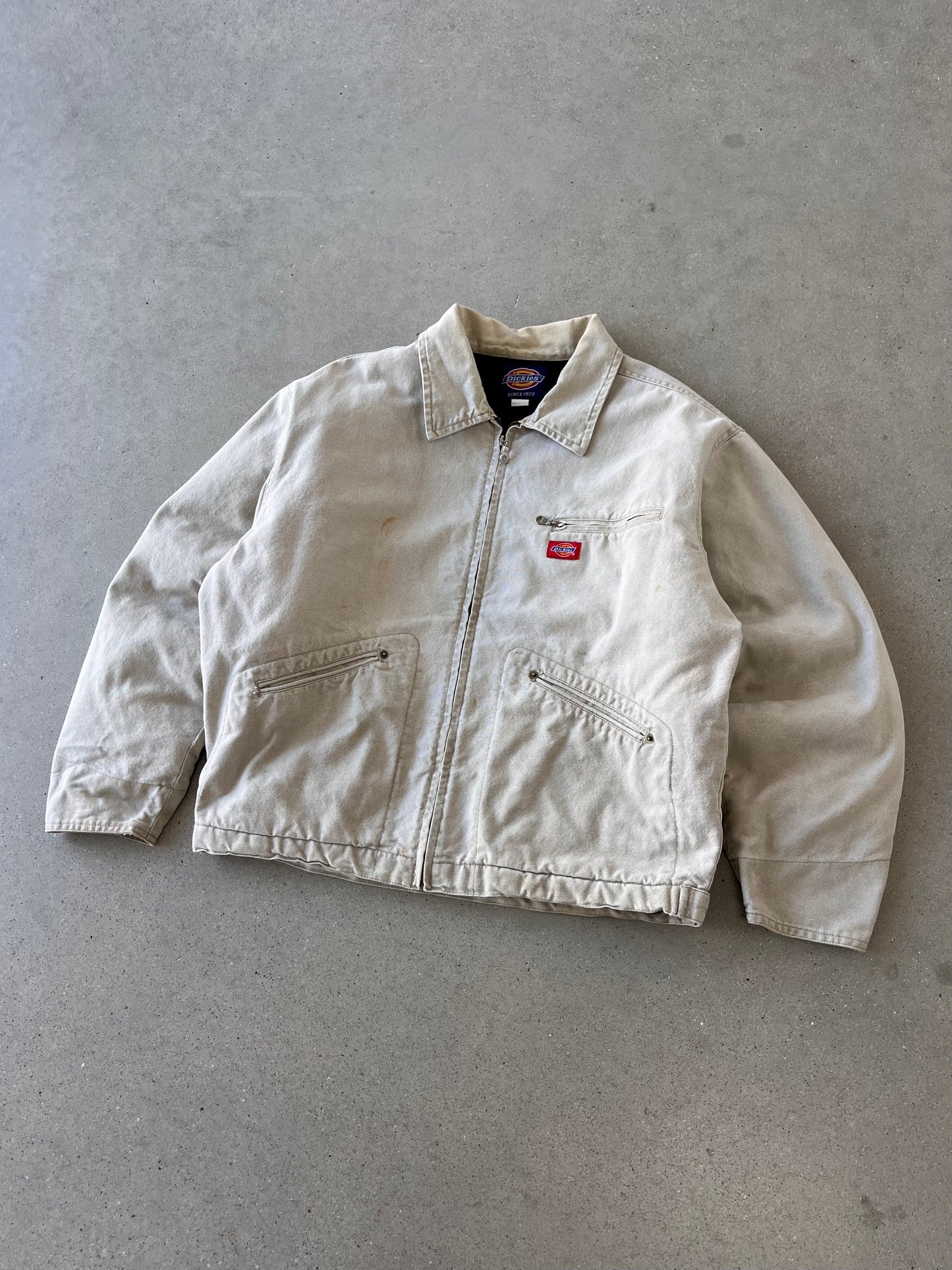 Vintage Dickies Crème Blanket-lined Detroit Jacket - L