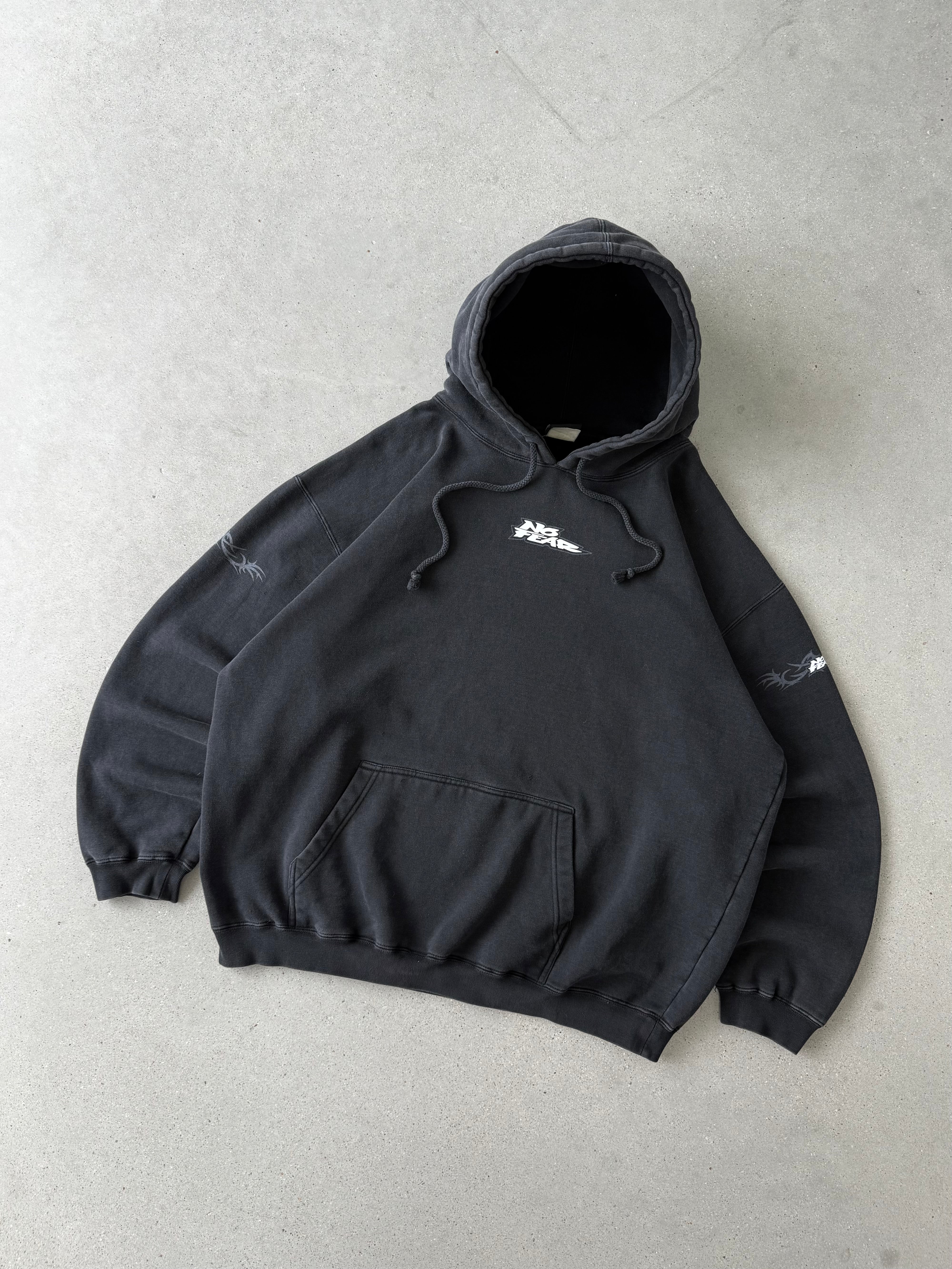 Vintage No Fear Hoodie - XL