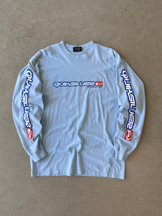 Vintage Quicksilver Blue Long Sleeve - L