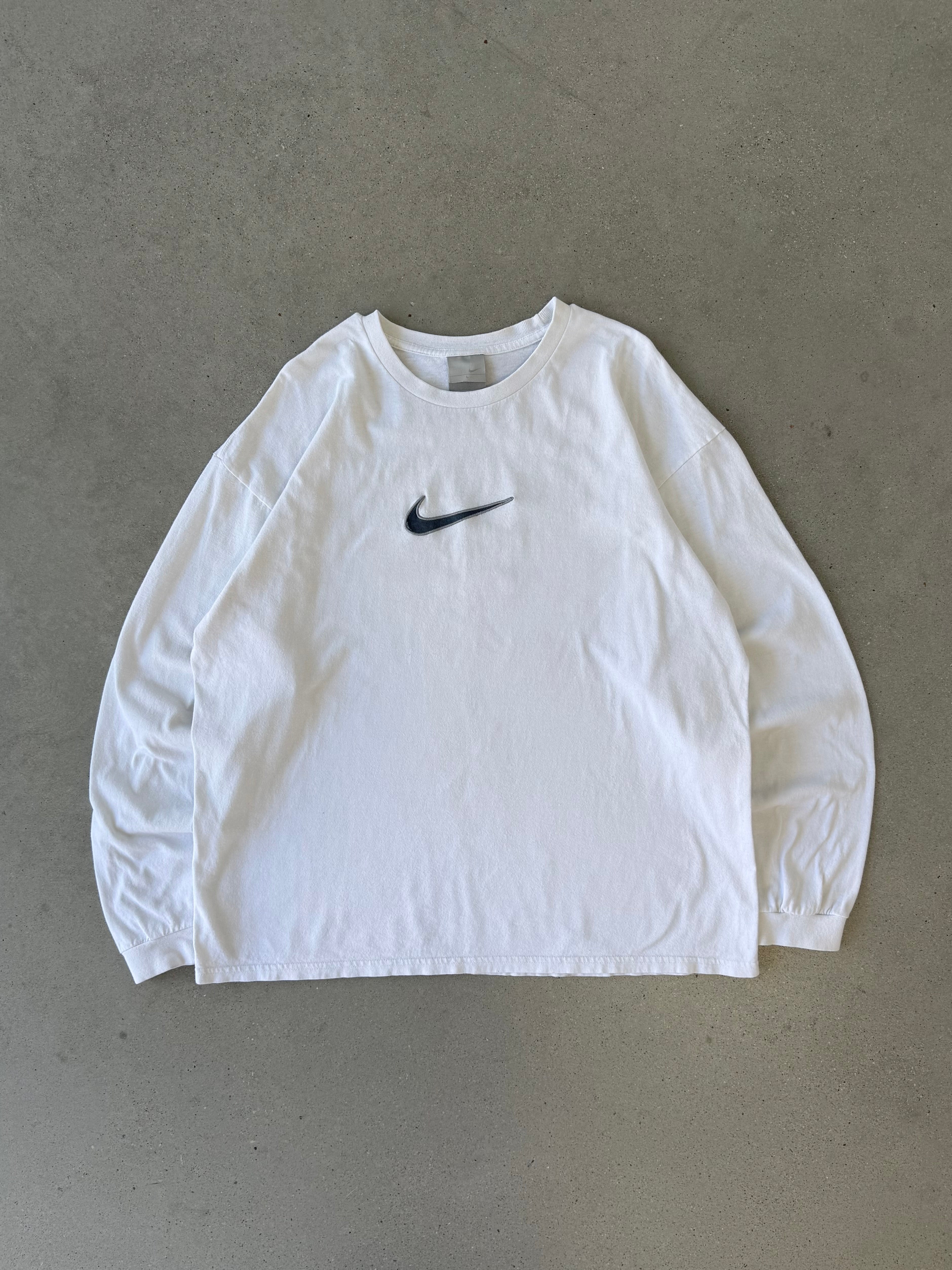 Vintage 2000s Nike Center Swoosh Long Sleeve - L