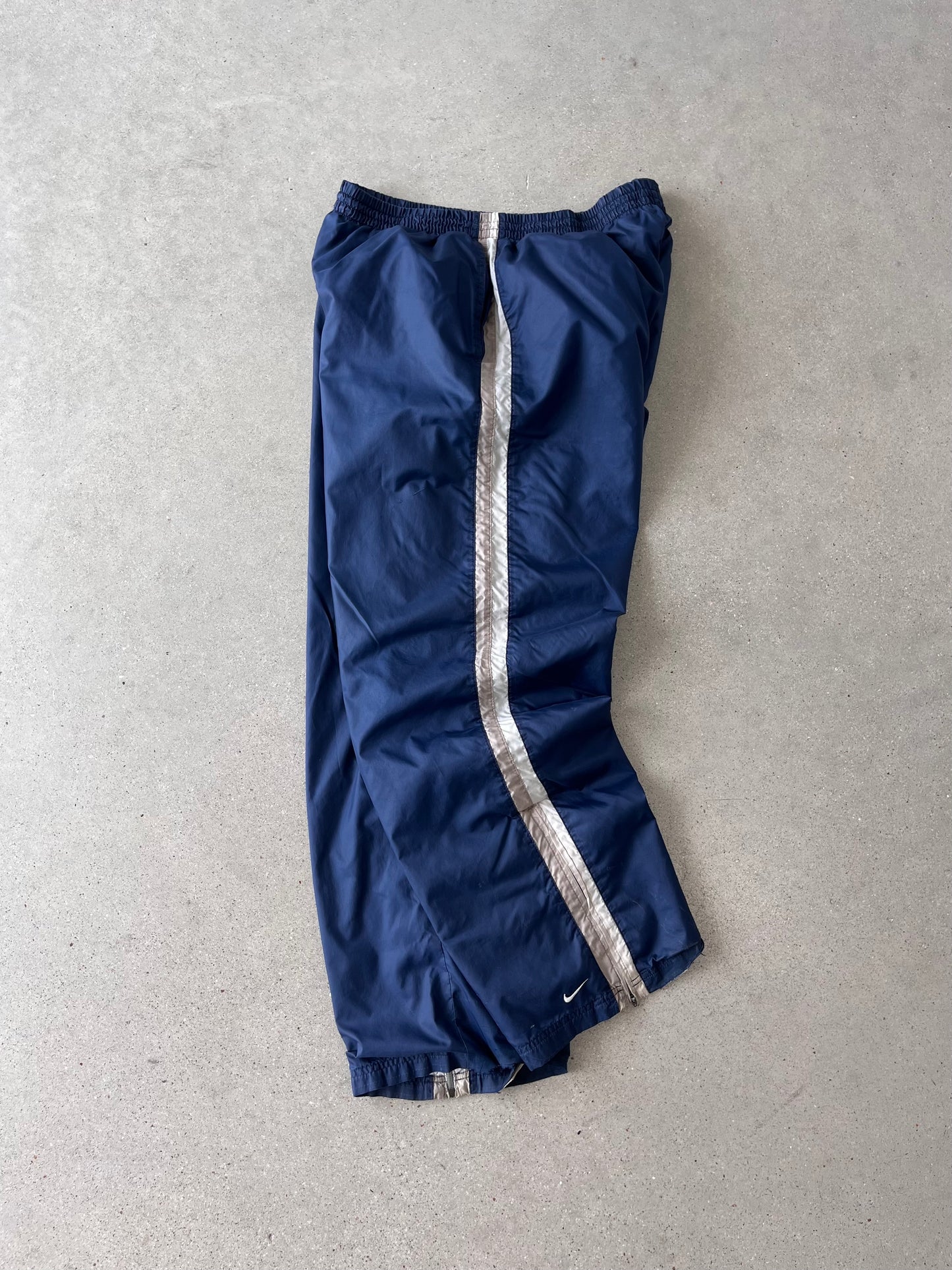 Vintage Nike Mini Swoosh Navy Track Pants - XL