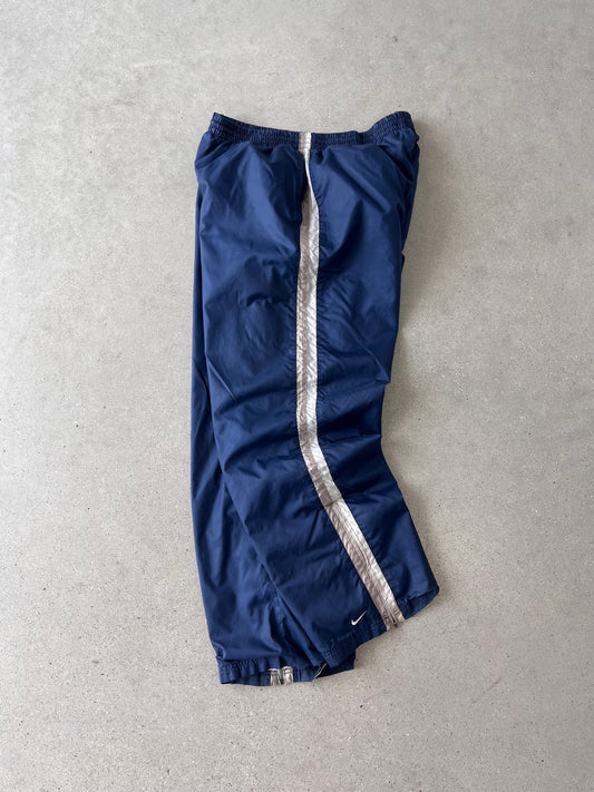 Vintage Nike Mini Swoosh Navy Track Pants - XL