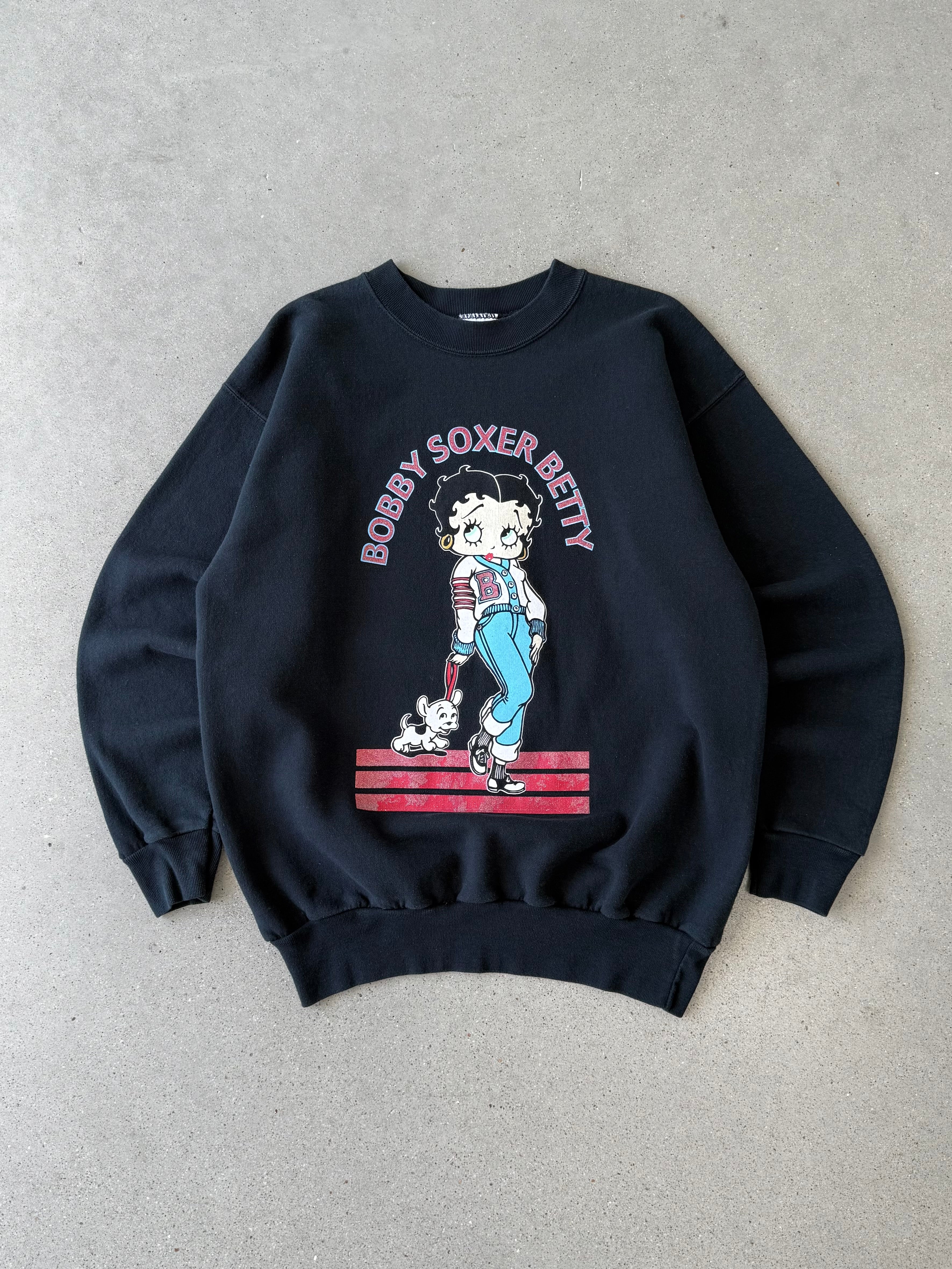 Vintage Bobby Soxer Betty Crewneck - M