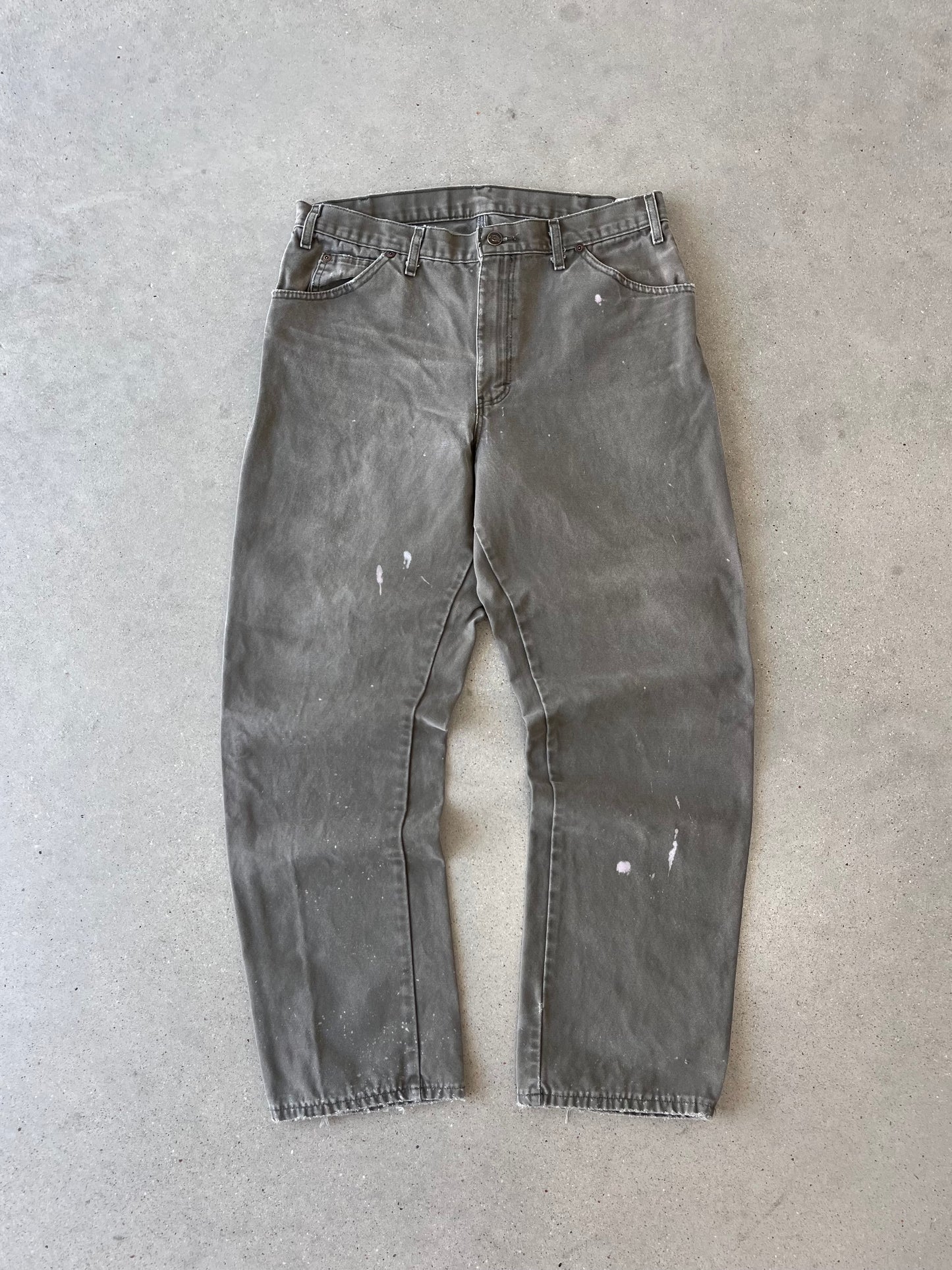 Vintage Dickies Olive Carpenter Pants - 34x32