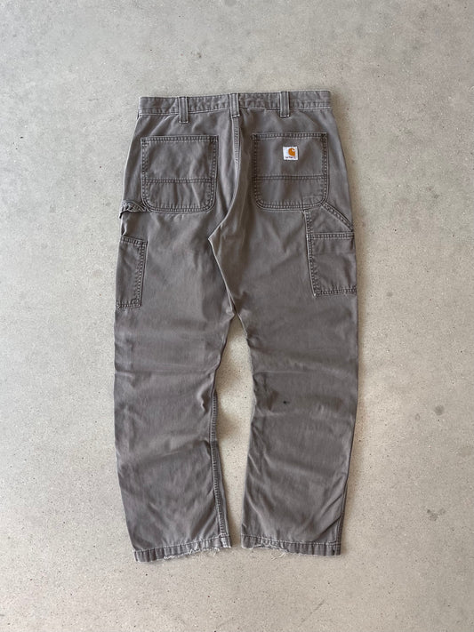 Vintage Carhartt Mocha-grey Carpenter Pants - 34x32