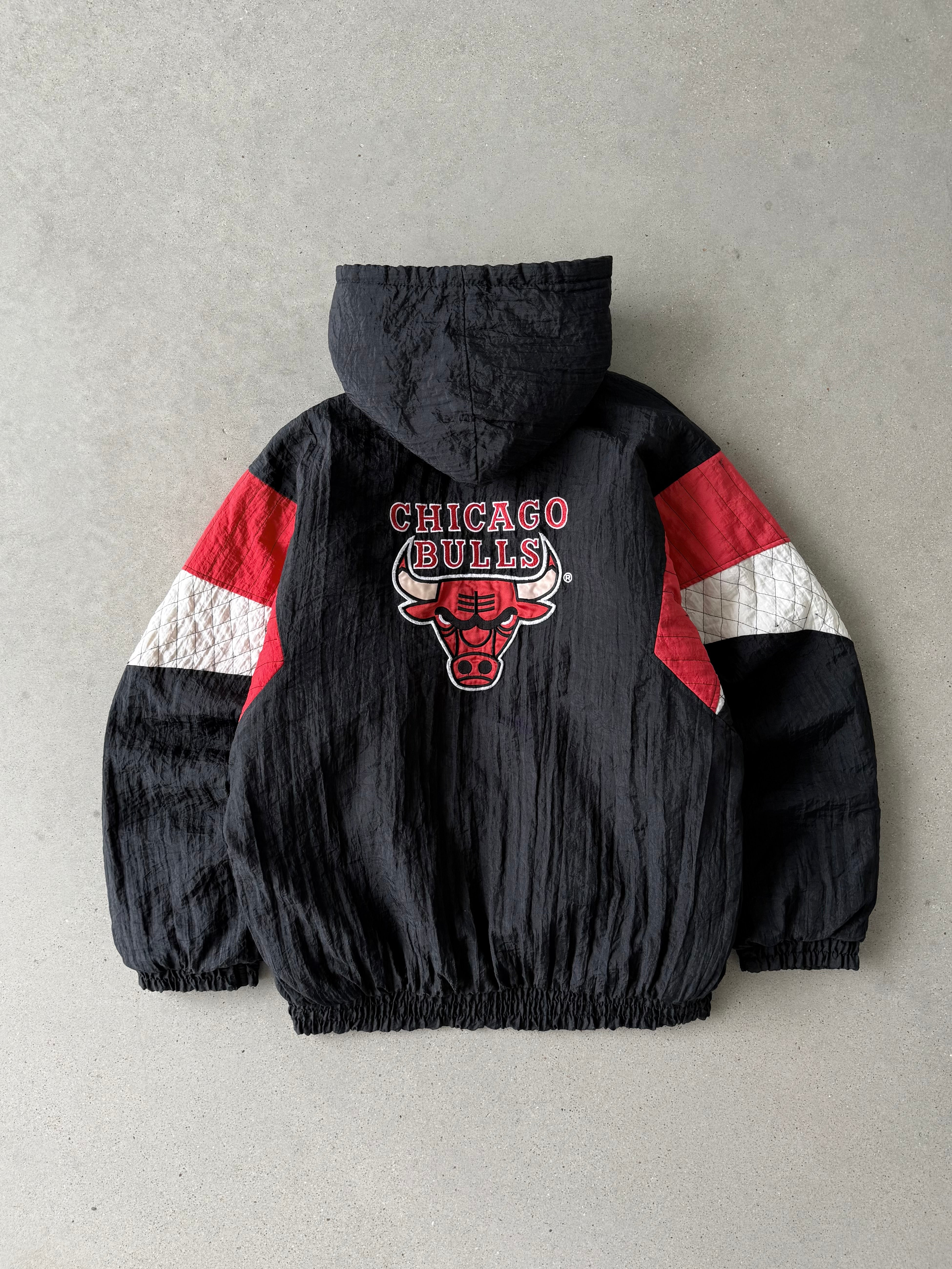 Vintage 1990s Chicago Bulls Starter Puffer Jacket - XL