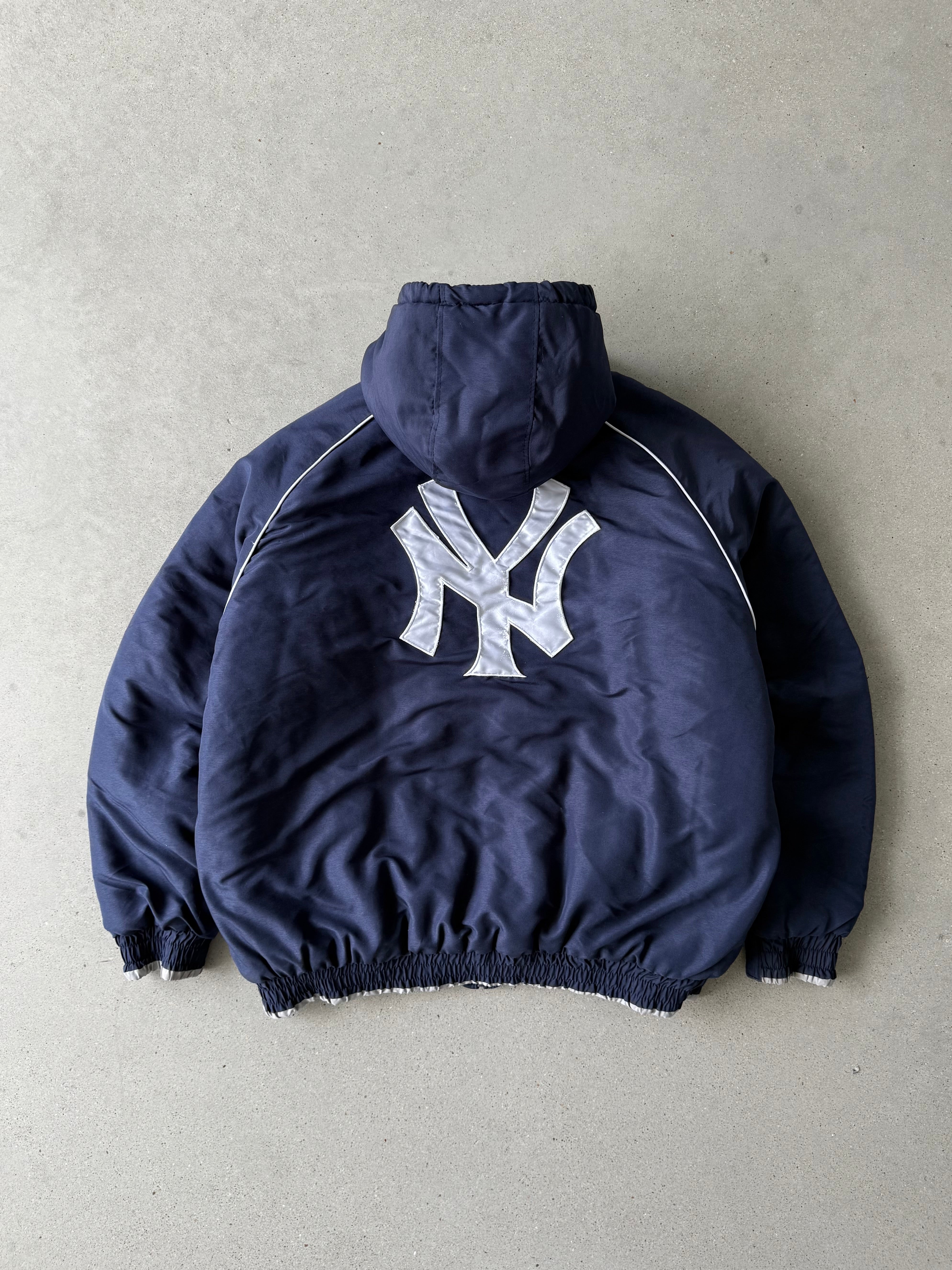 Vintage NY Yankees Puffer Jacket - XL