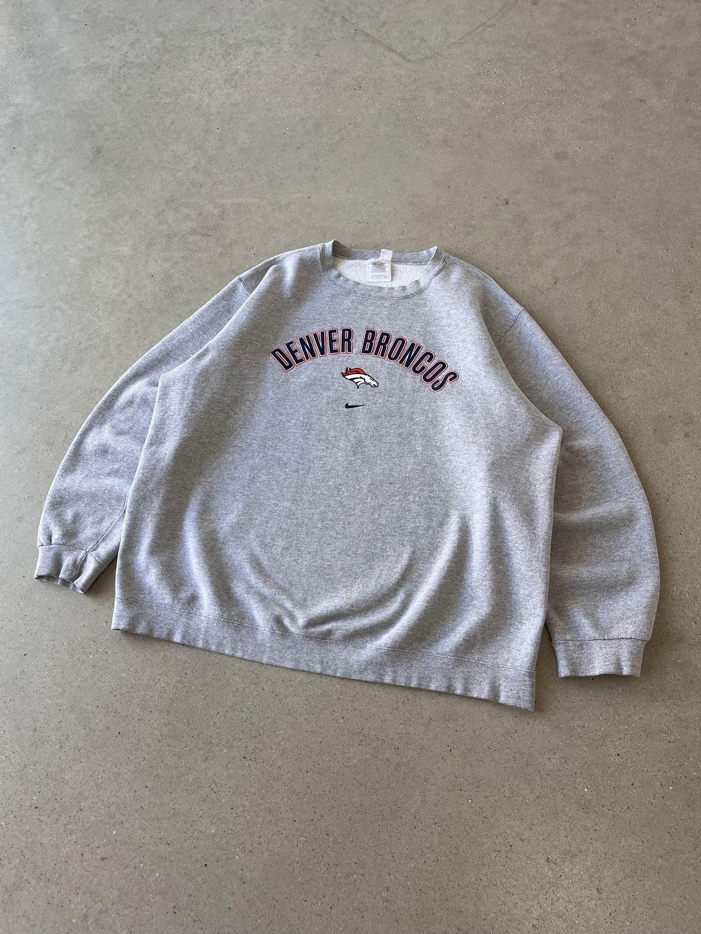 Vintage 90s Nike Denver Broncos Crewneck - XXL