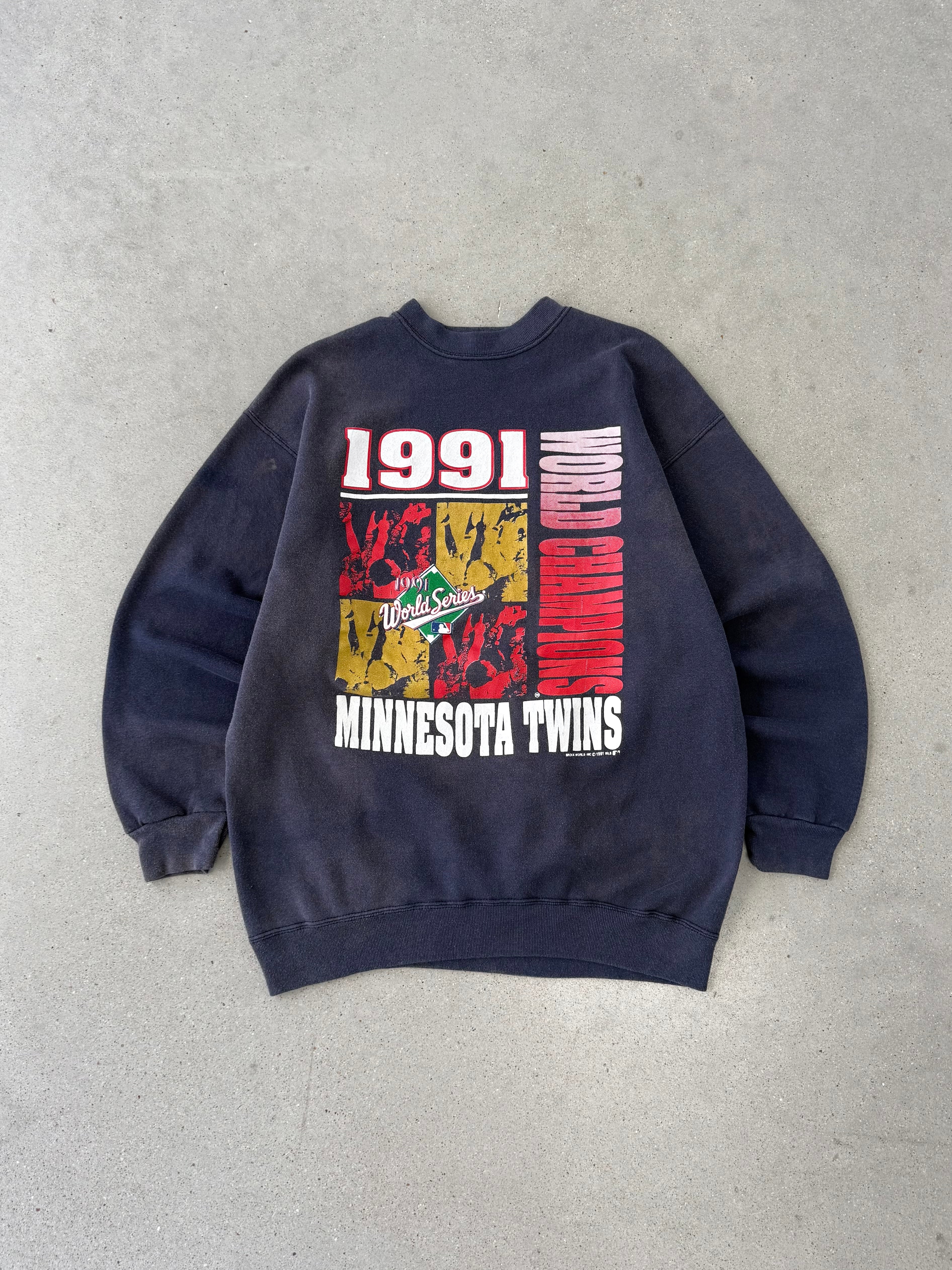 Vintage 1991 Minnesota Twins Sweatshirt - XL