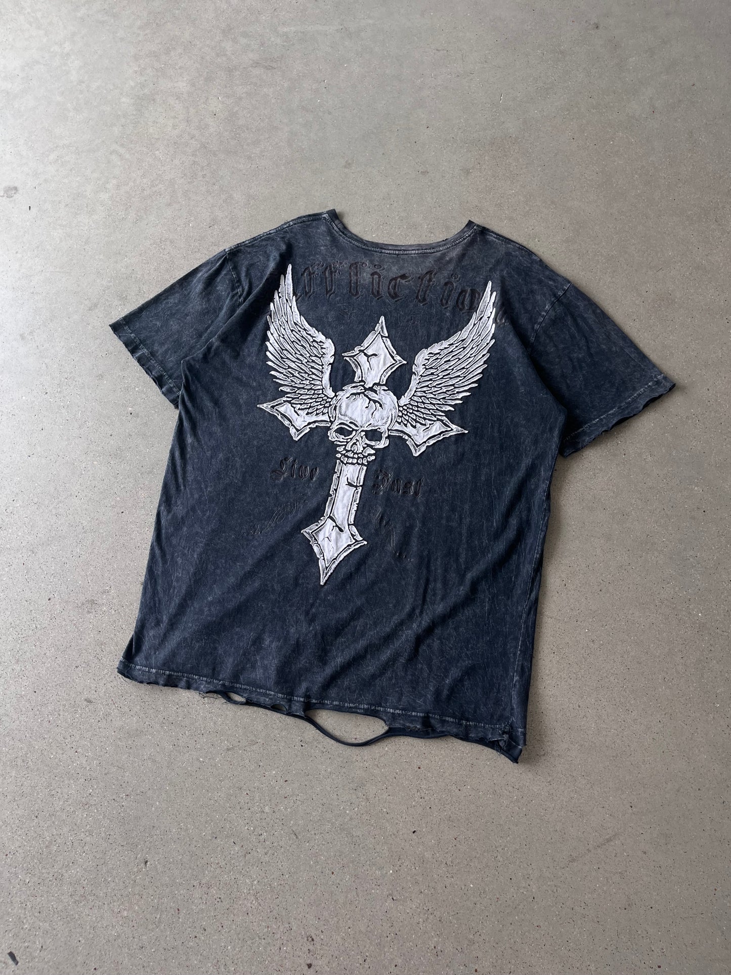 Vintage Y2K Affliction Tee - XL