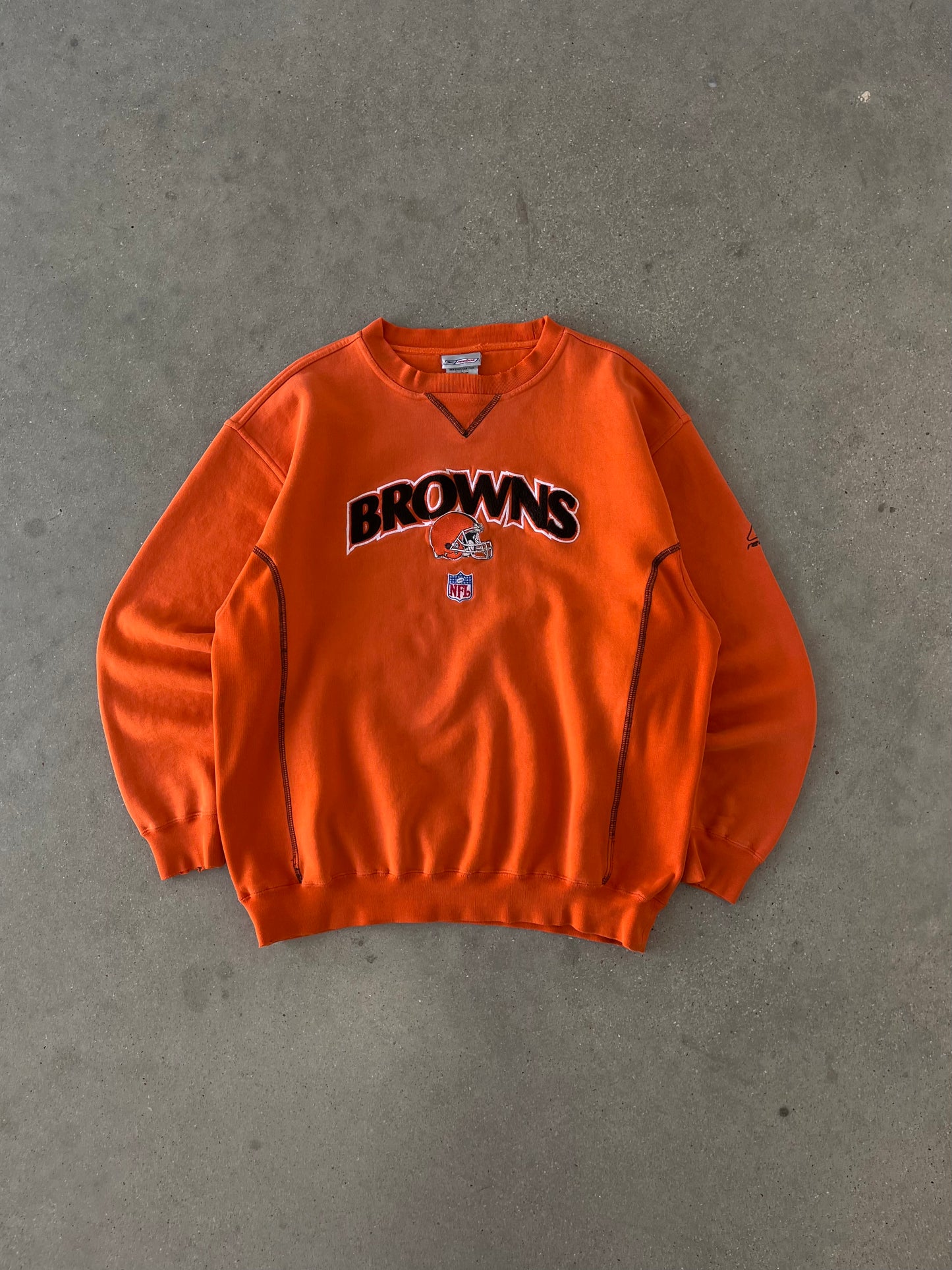 Vintage 90s Reebok Brown Sweatshirt - L