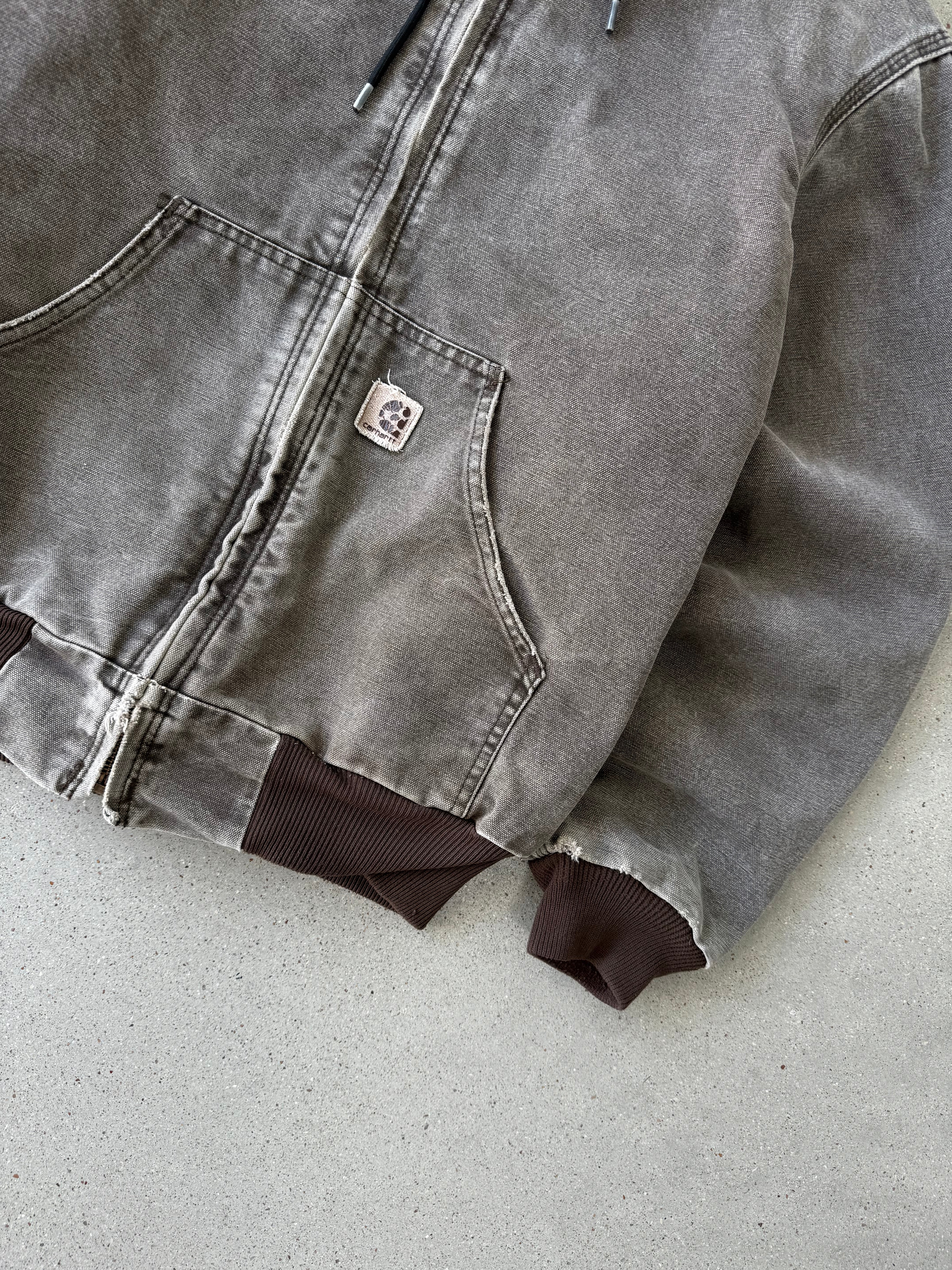 Vintage Carhartt Mocha Distressed Active Jacket - S