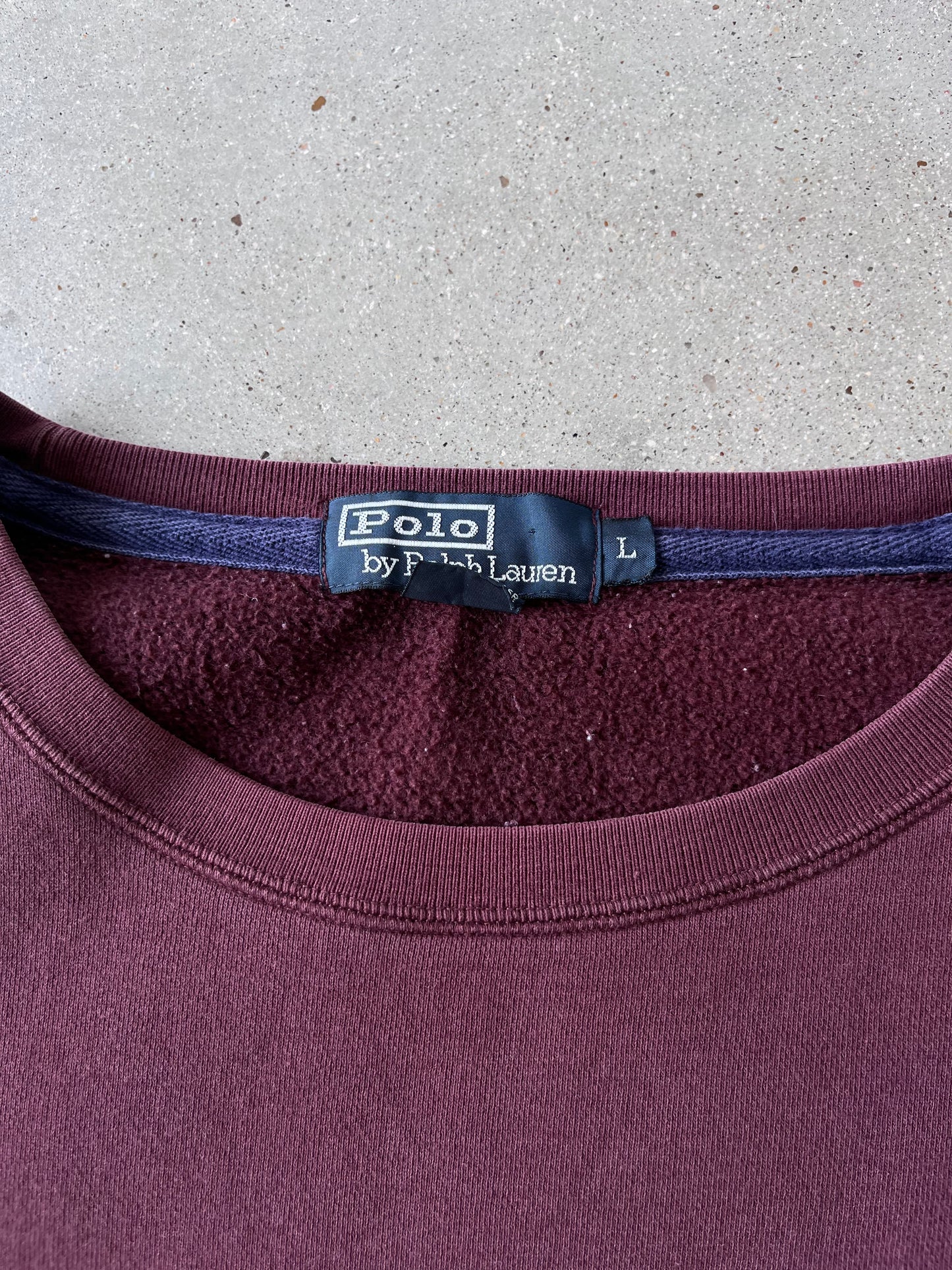 Vintage Polo Ralph Lauren Purple Sweatshirt - L