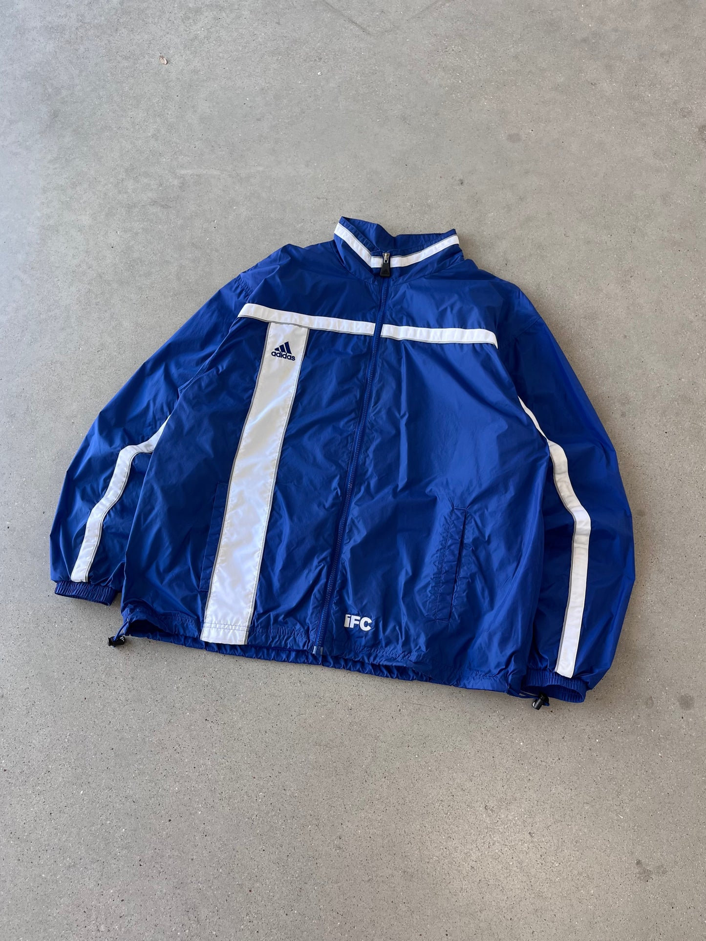 Vintage Adidas Blue Track Jacket - L